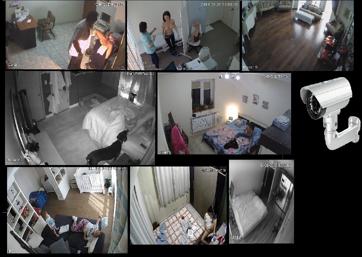 Домашнюю мастурбацию одинокой дамочки снимает на видео скрытая камера