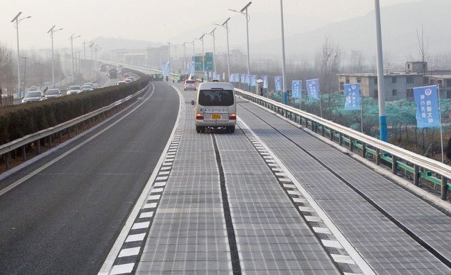 La carretera solar china ha sido saboteada