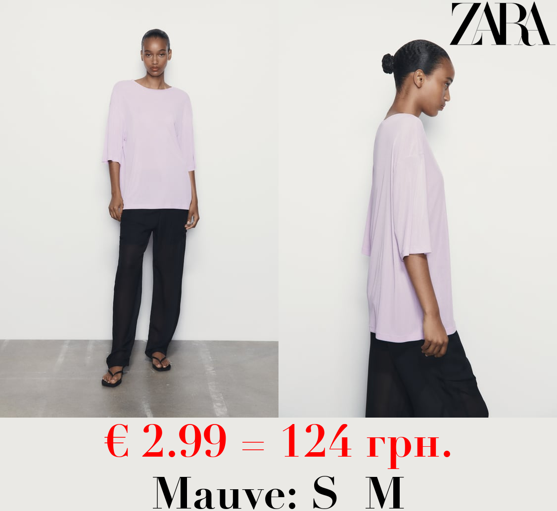 OVERSIZE CREPE T-SHIRT