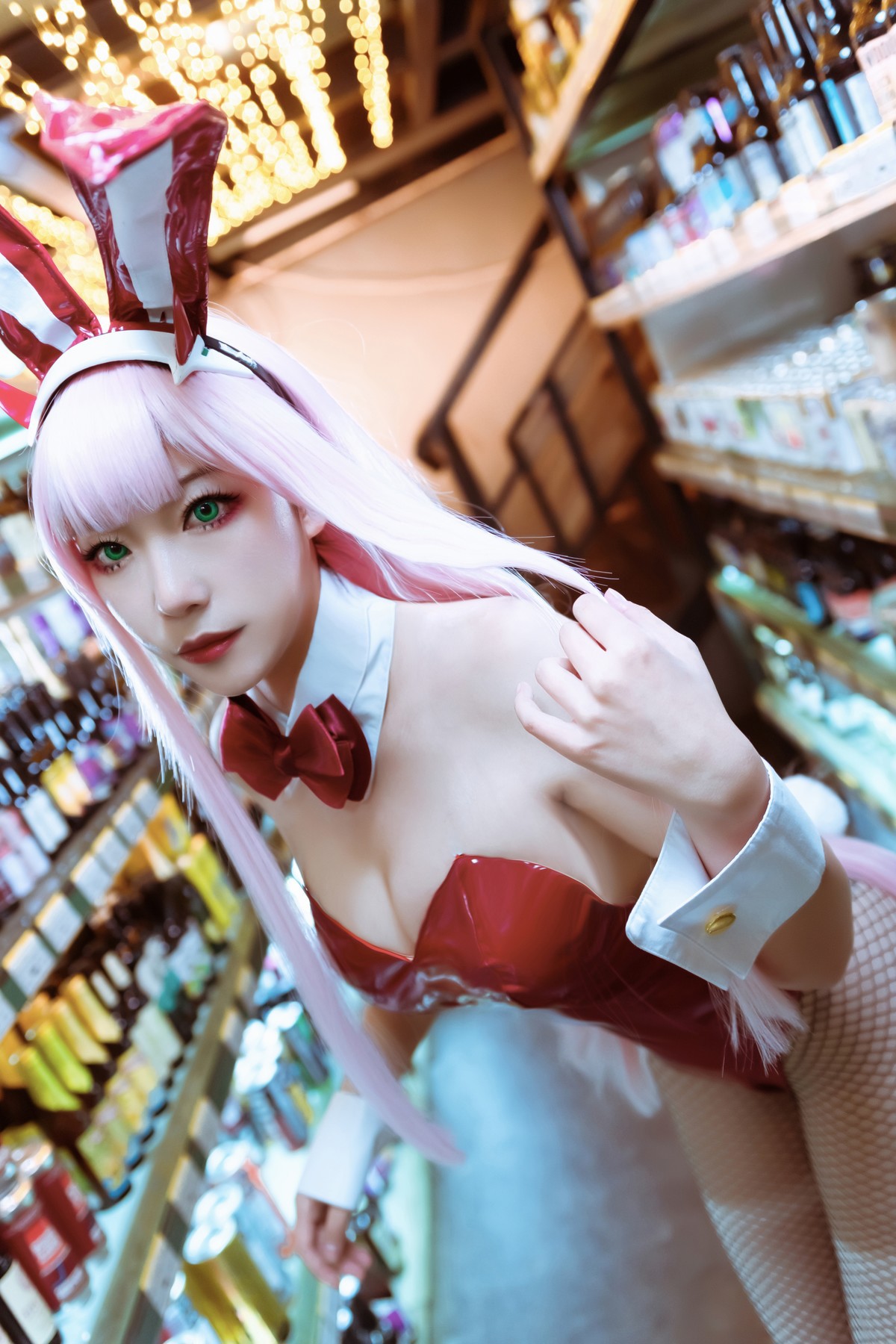 机智的哔啵 Cosplay Zero Two Bunnygirl 4