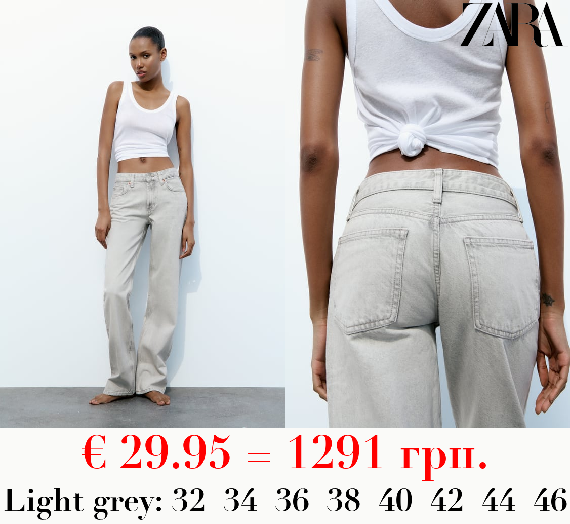 TRF WIDE-LEG MID-RISE FULL LENGTH JEANS