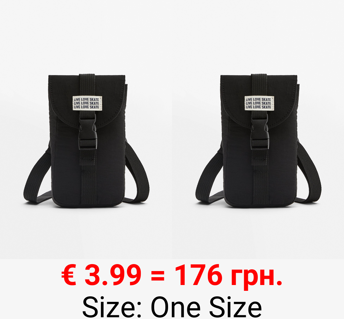 Crossbody bag with logo