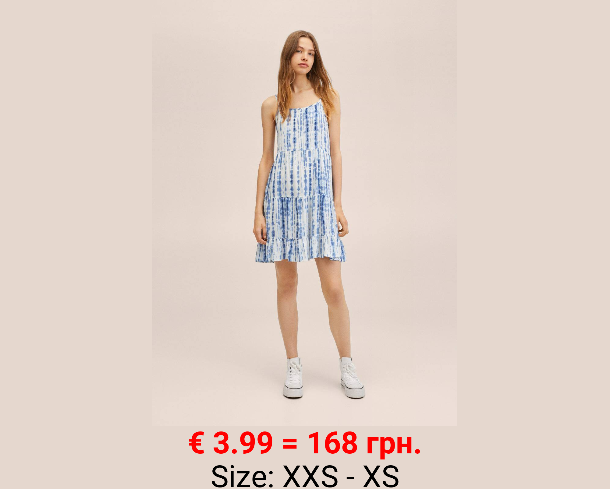 Vestido estampado tie dye