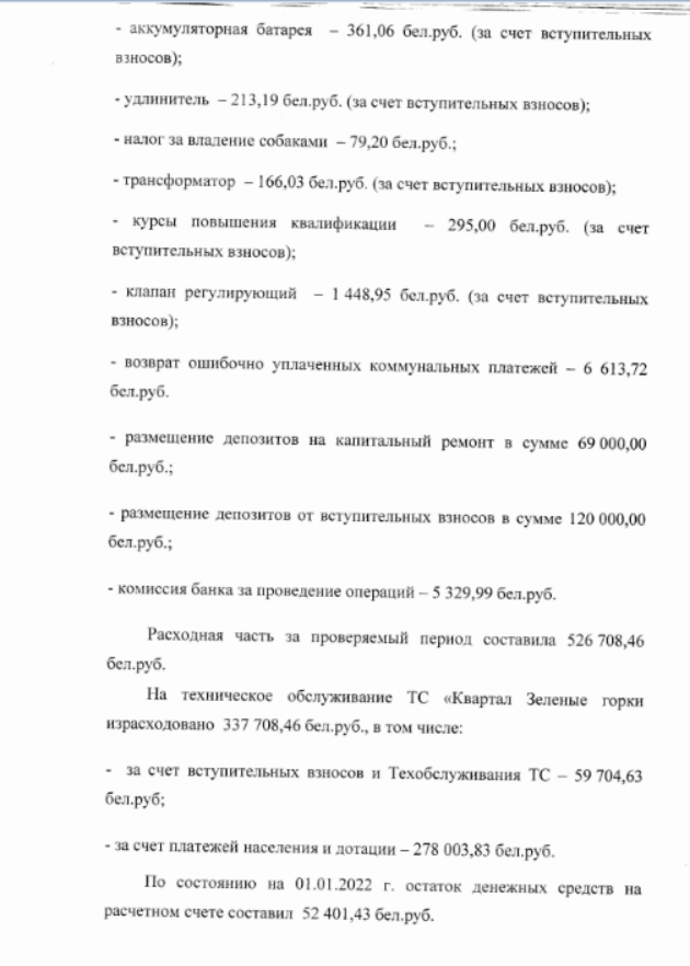 Акт проверки финансово-хозяйственной деятельности ТС 2021 – Telegraph