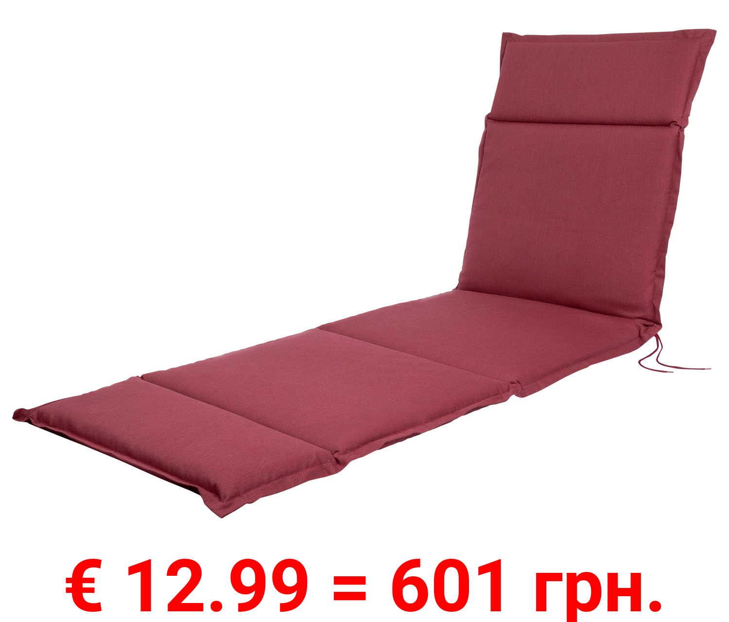 LIVARNO home Polsterauflage Liege, mit Stehsaum, ca. 190 x 58 x 4 cm