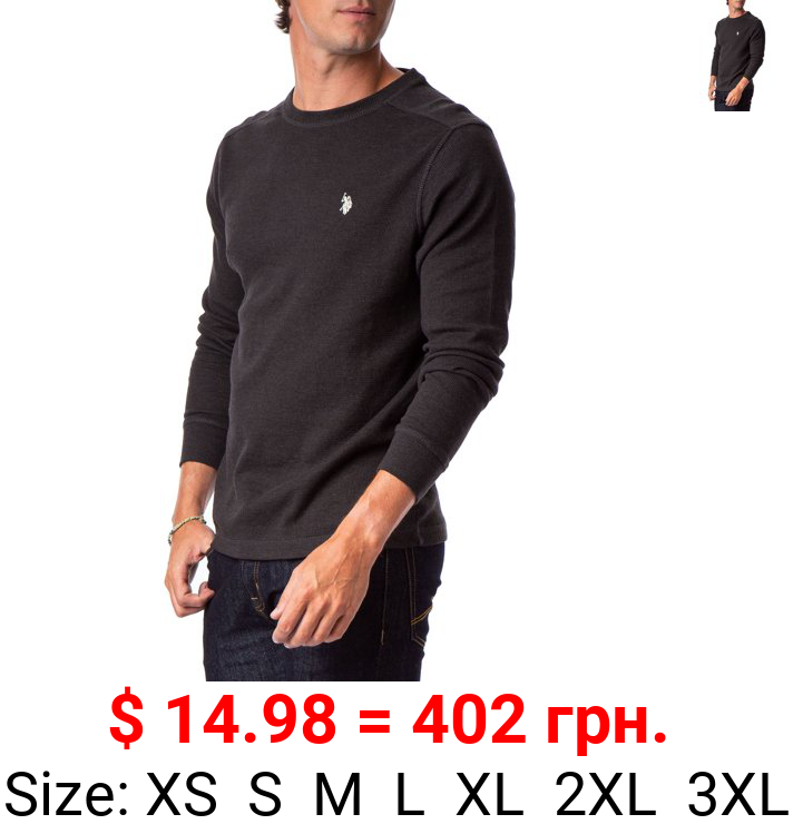 U.S. Polo Assn. Men's Solid Thermal Crew Tee