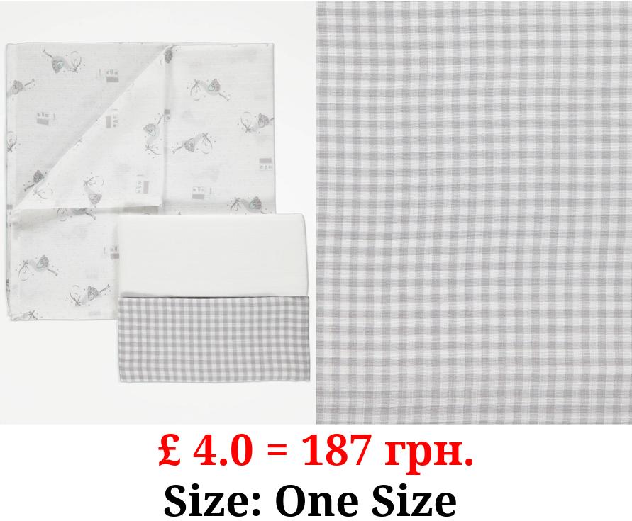 Stork Muslin Squares 3 Pack