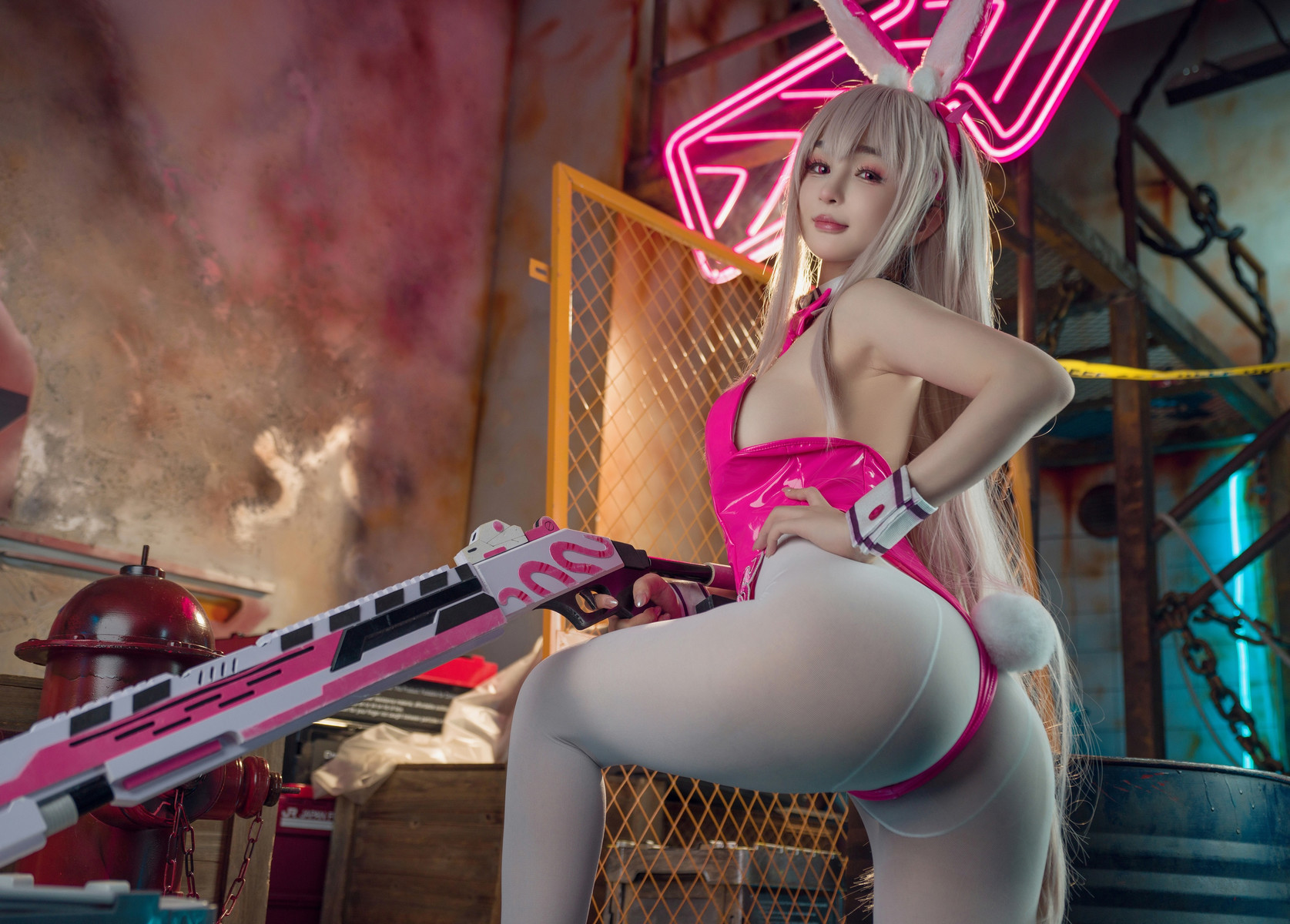 Cosplay 桜井宁宁 Viper Bunny 毒蛇兔女郎 33
