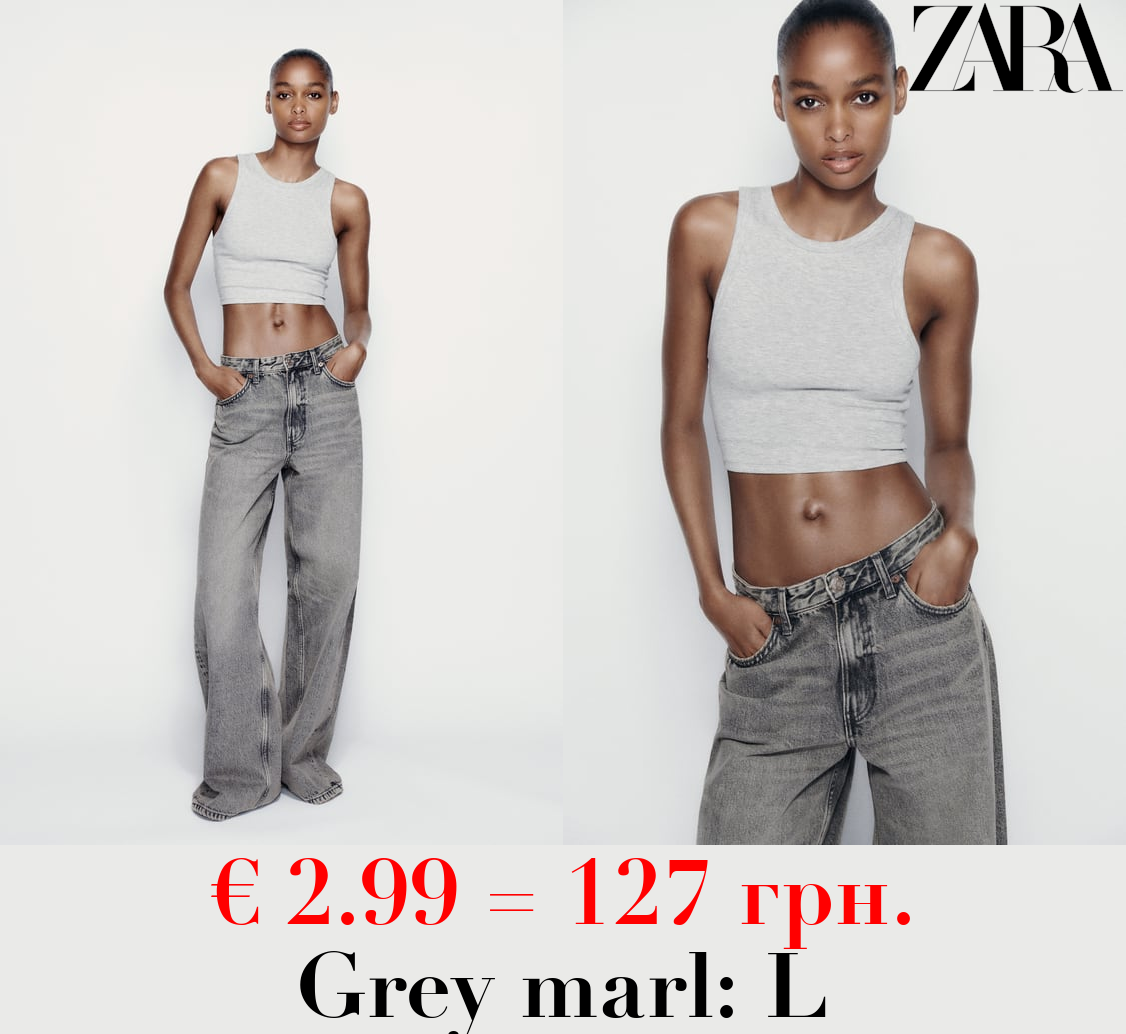 BASIC RIBBED T-SHIRT