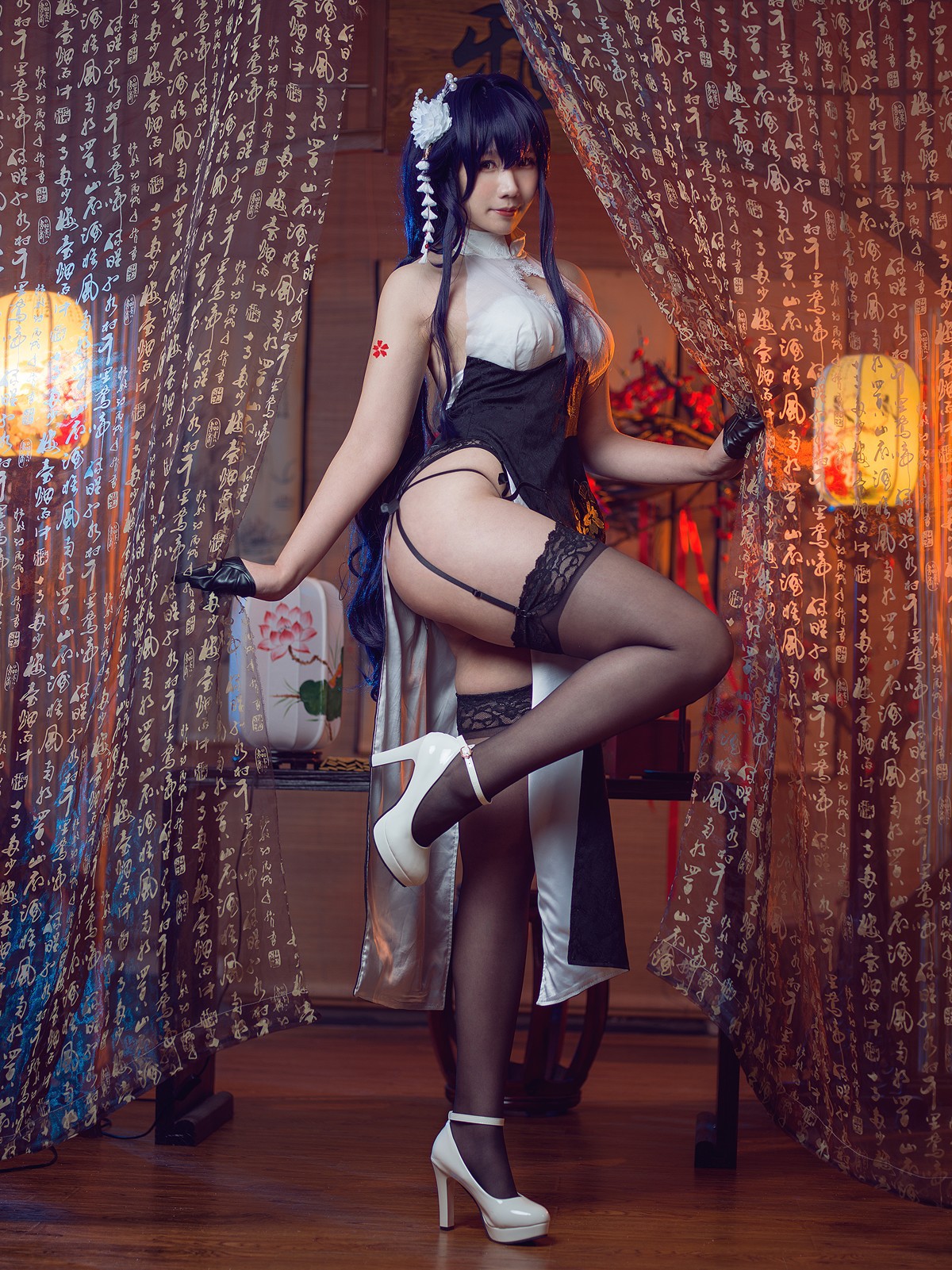 Cosplay 麻花麻花酱 吾妻旗袍 12