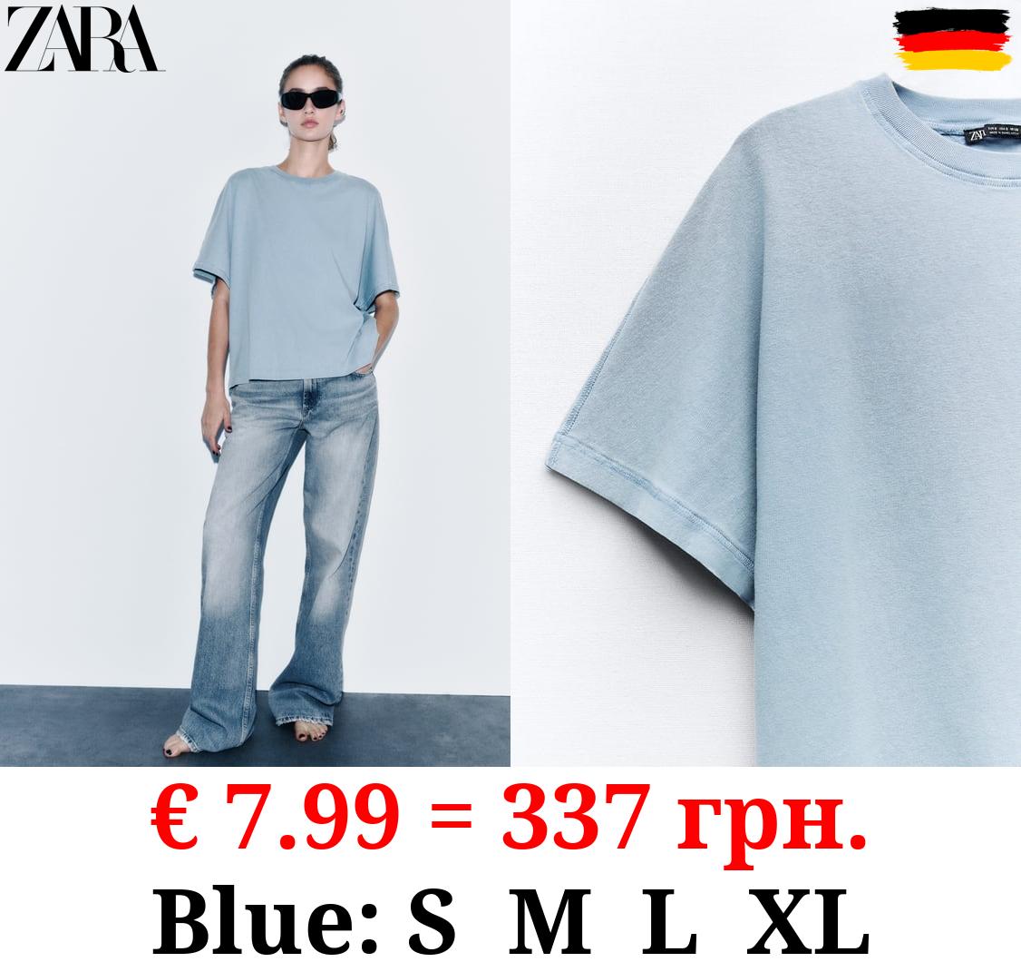 OVERSIZED WASHED  T-SHIRT