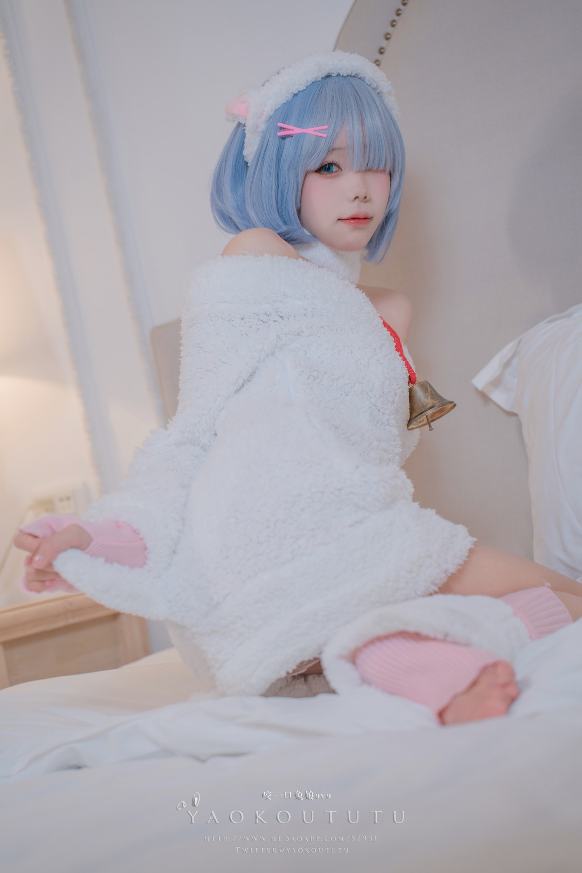 Cosplay 黏黏团子兔 T3特典 蕾姆咩咩 14