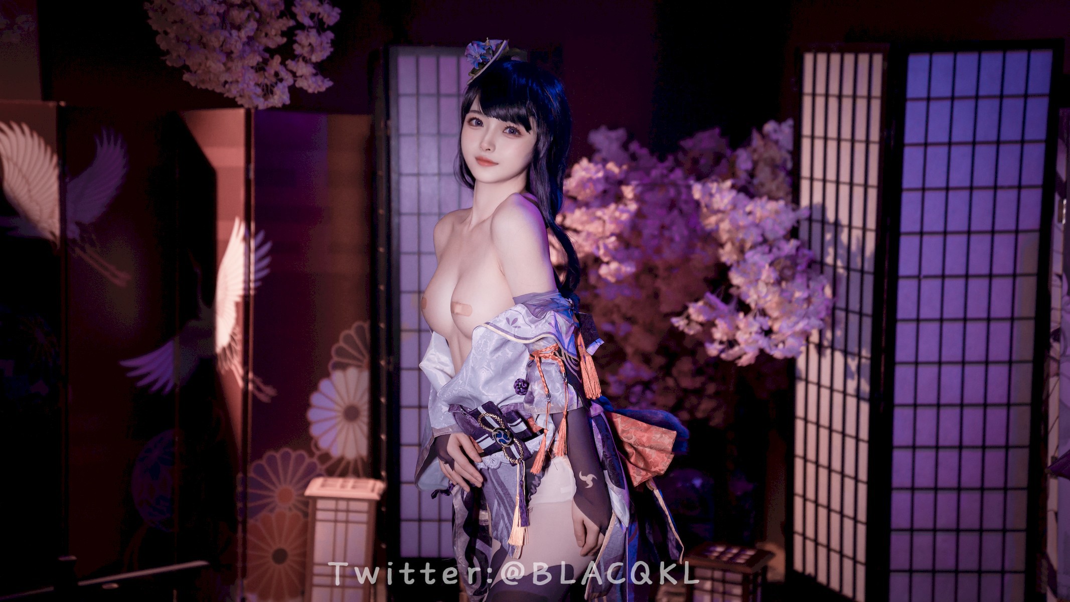 Cosplay 白莉愛吃巧克力 雷電將軍 8