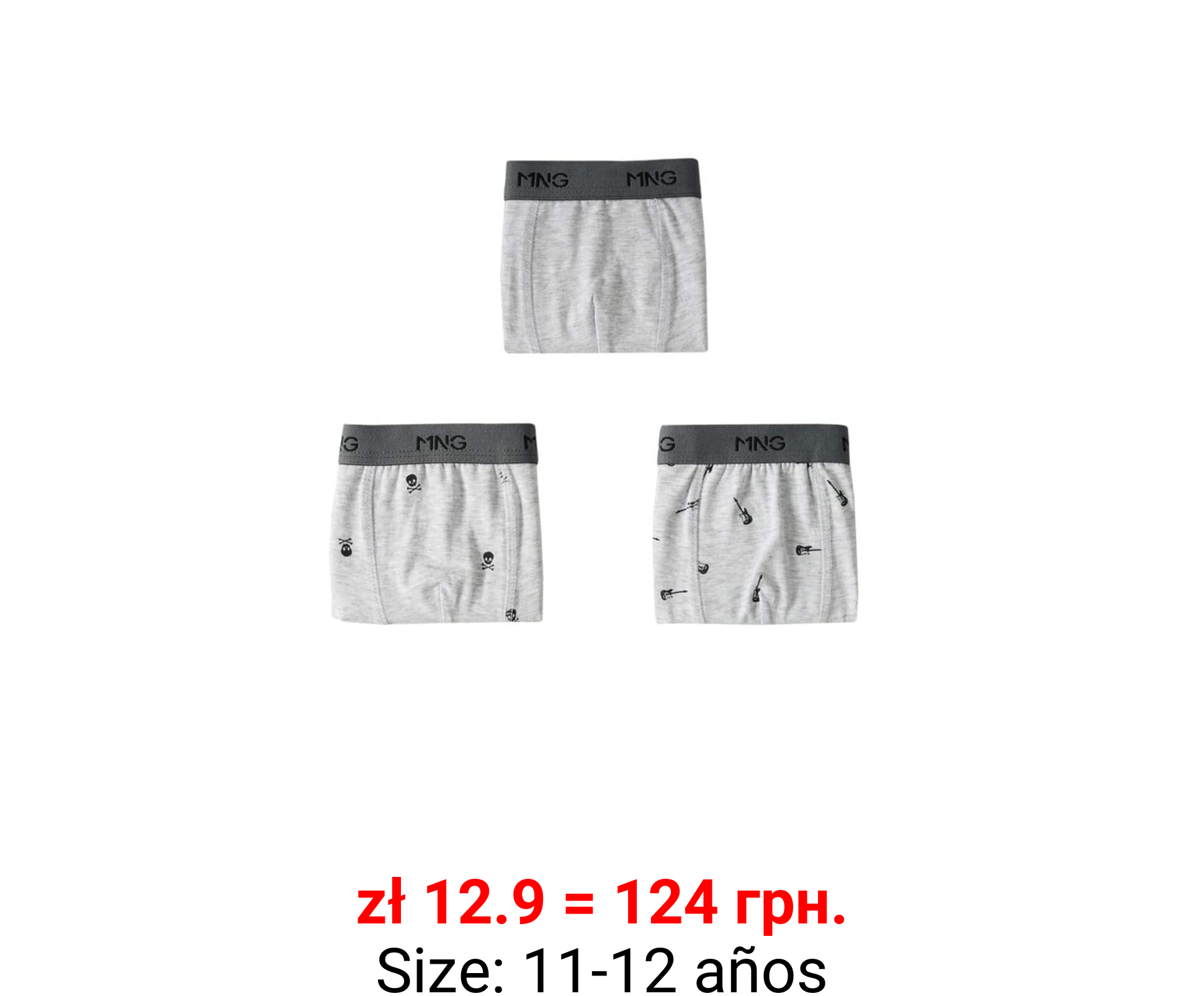 Pack 3 bóxers estampados