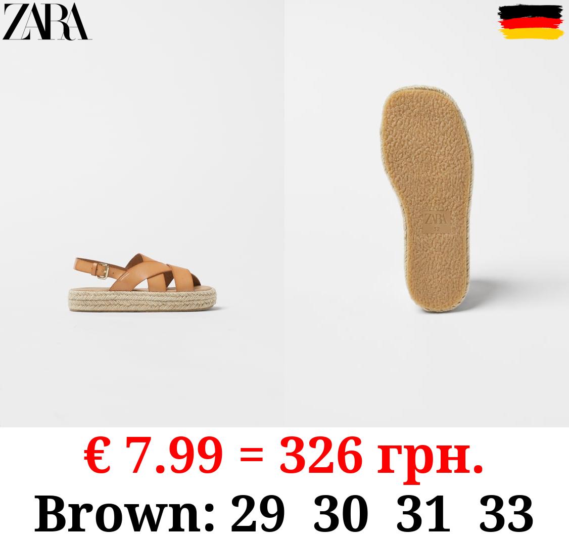 KIDS/ Jute sole sandals