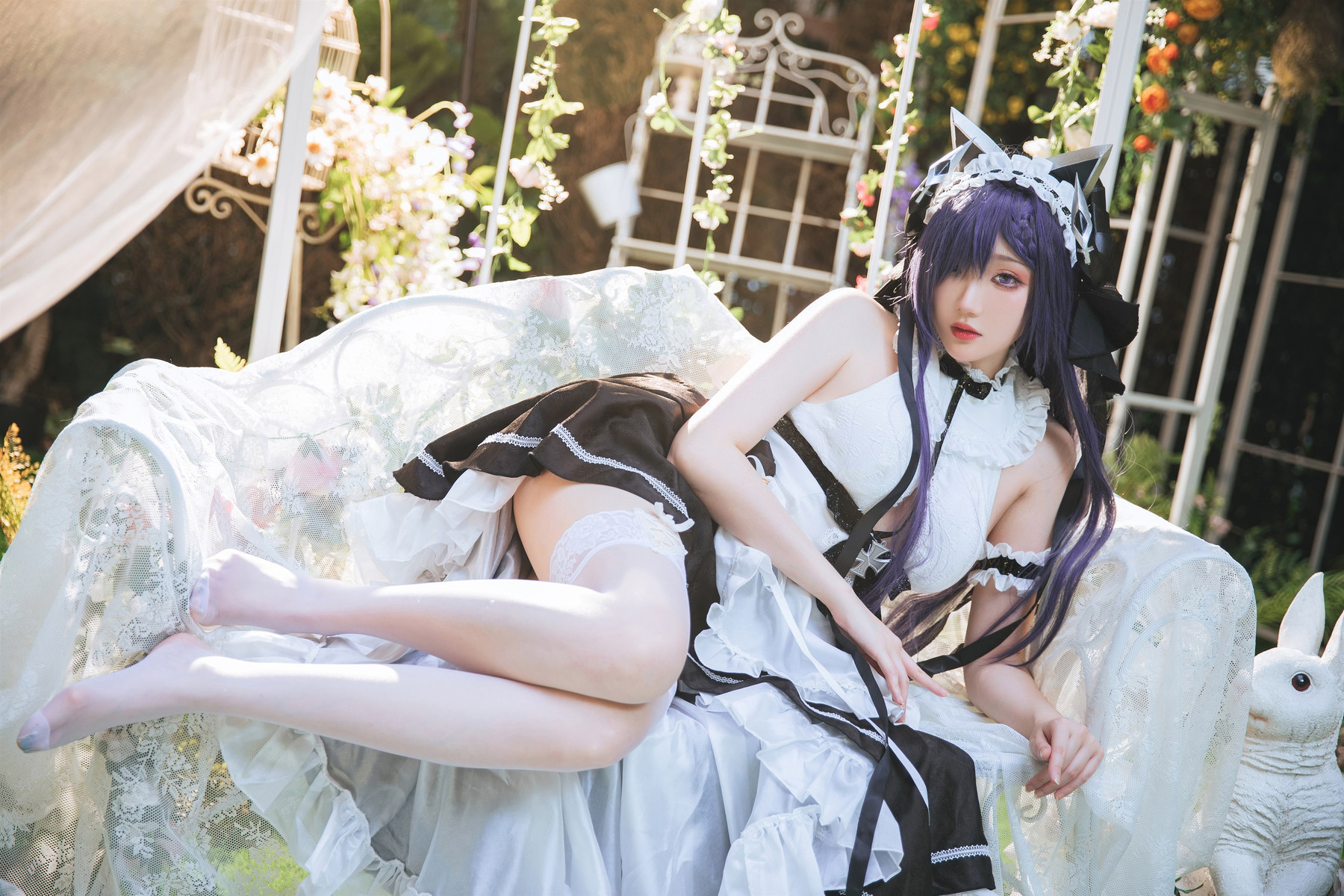 Cosplay 瓜希酱 碧蓝航线 奥古斯特女仆 8