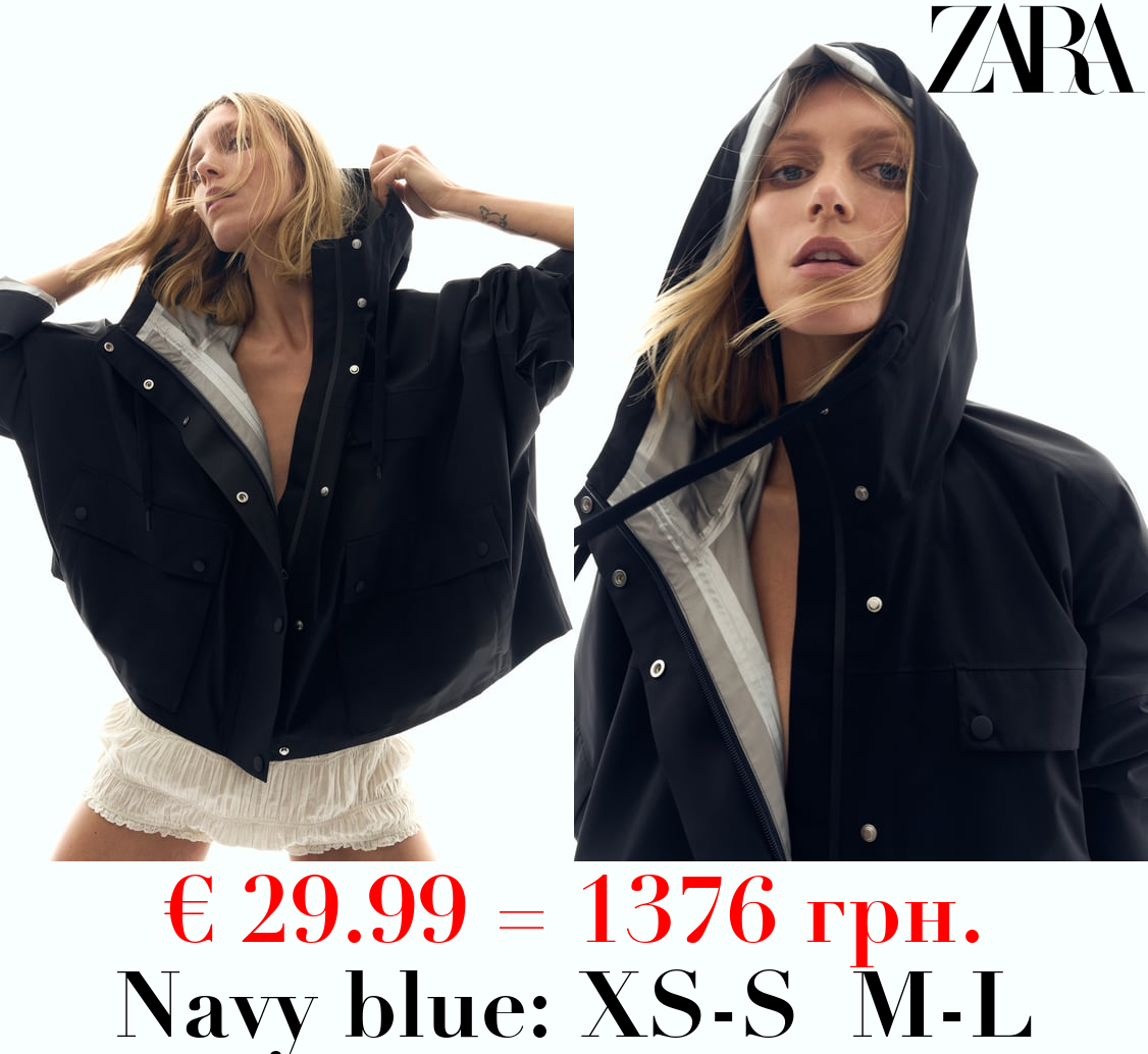 ZW COLLECTION OVERSIZE SHORT CAPE