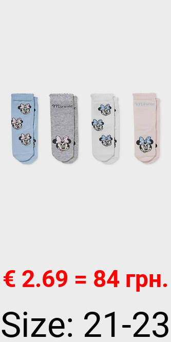Multipack 4er - Minnie Maus - Baby-Socken