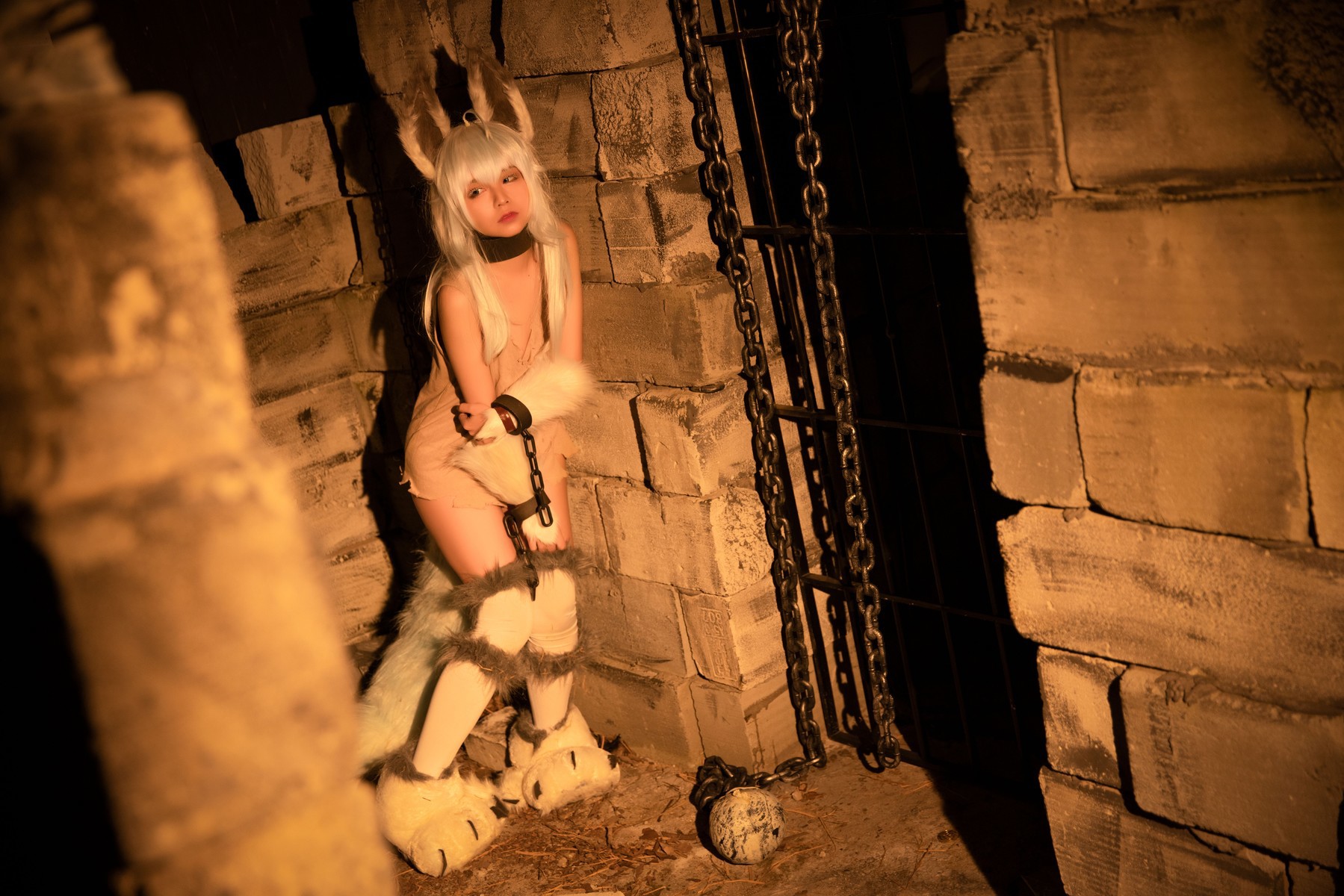 G44不会受伤 Cosplay 刹那常服+地牢 37