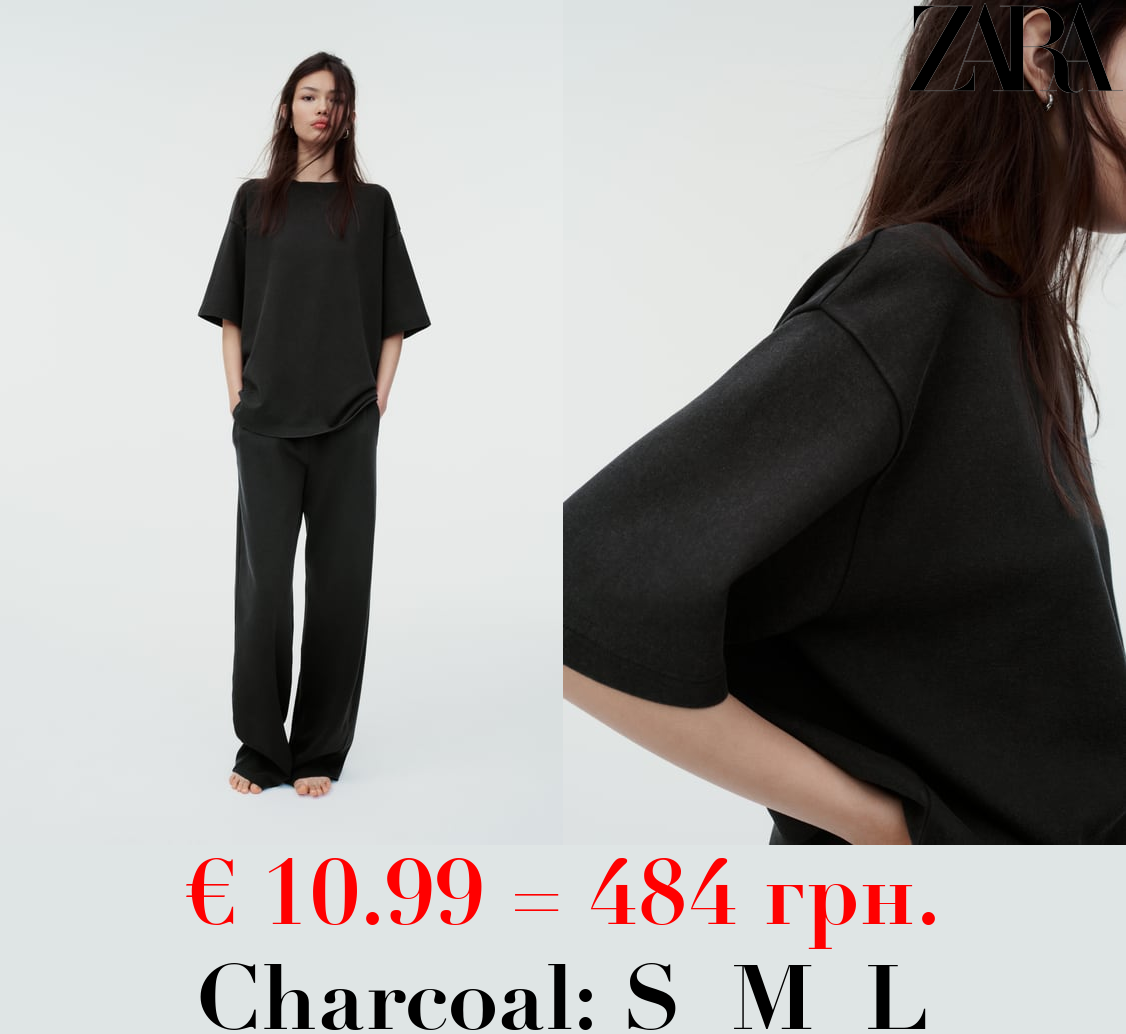 WASHED INTERLOCK T-SHIRT