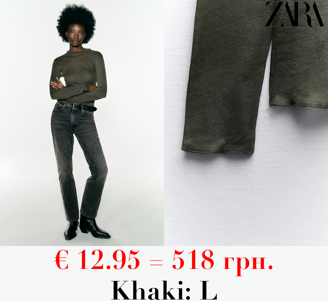 CREPE COTTON T-SHIRT