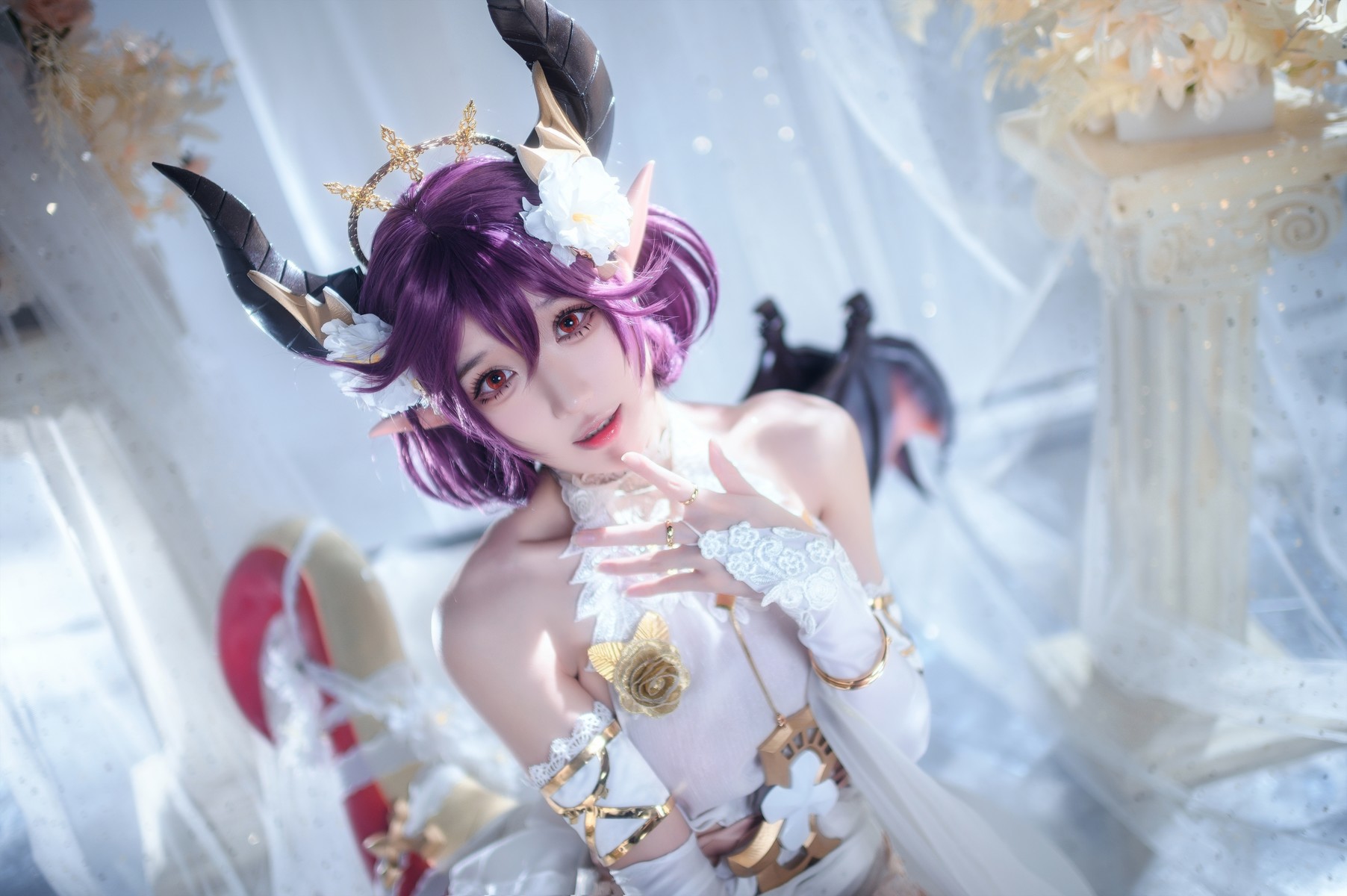 阿包也是兔娘 Cosplay 碧蓝幻想古蕾娅 龙娘 35