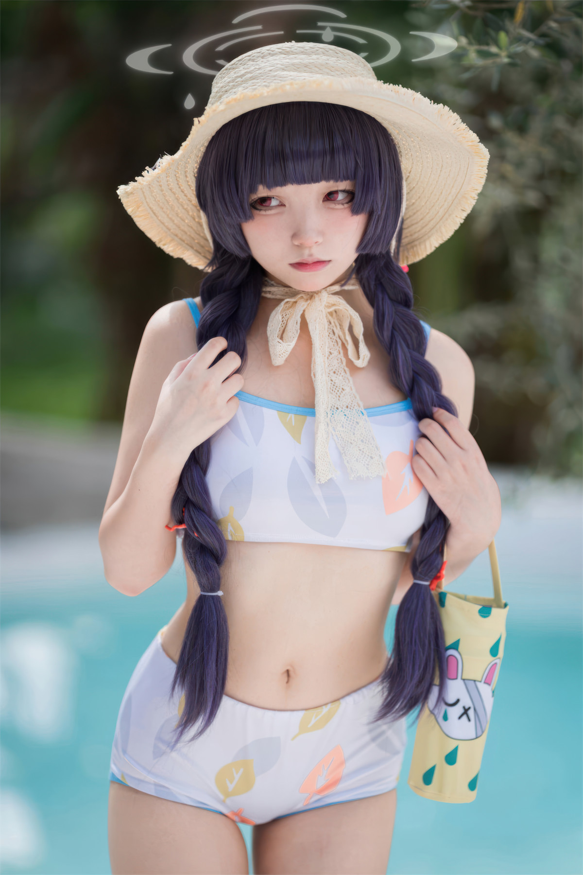 Cosplay 花铃 碧蓝档案 美游泳装 16