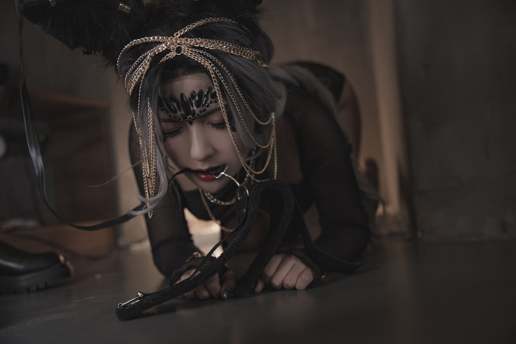 Cosplay 洛璃LoLiSAMA 狼少女 狼女的调教 Set.02 2