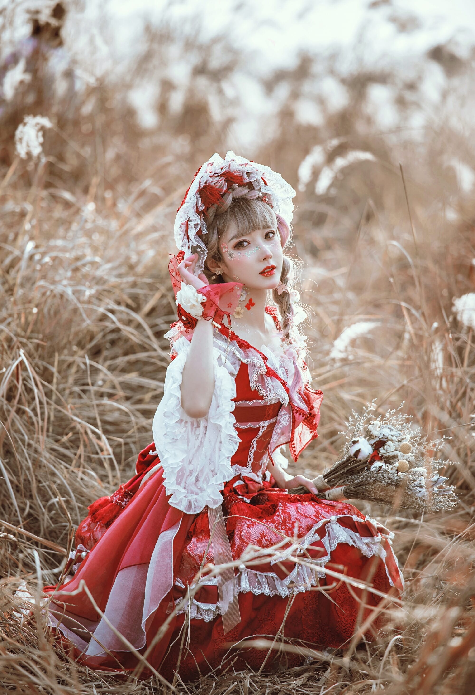 阿包也是兔娘-lolita红裙 [12P] 10