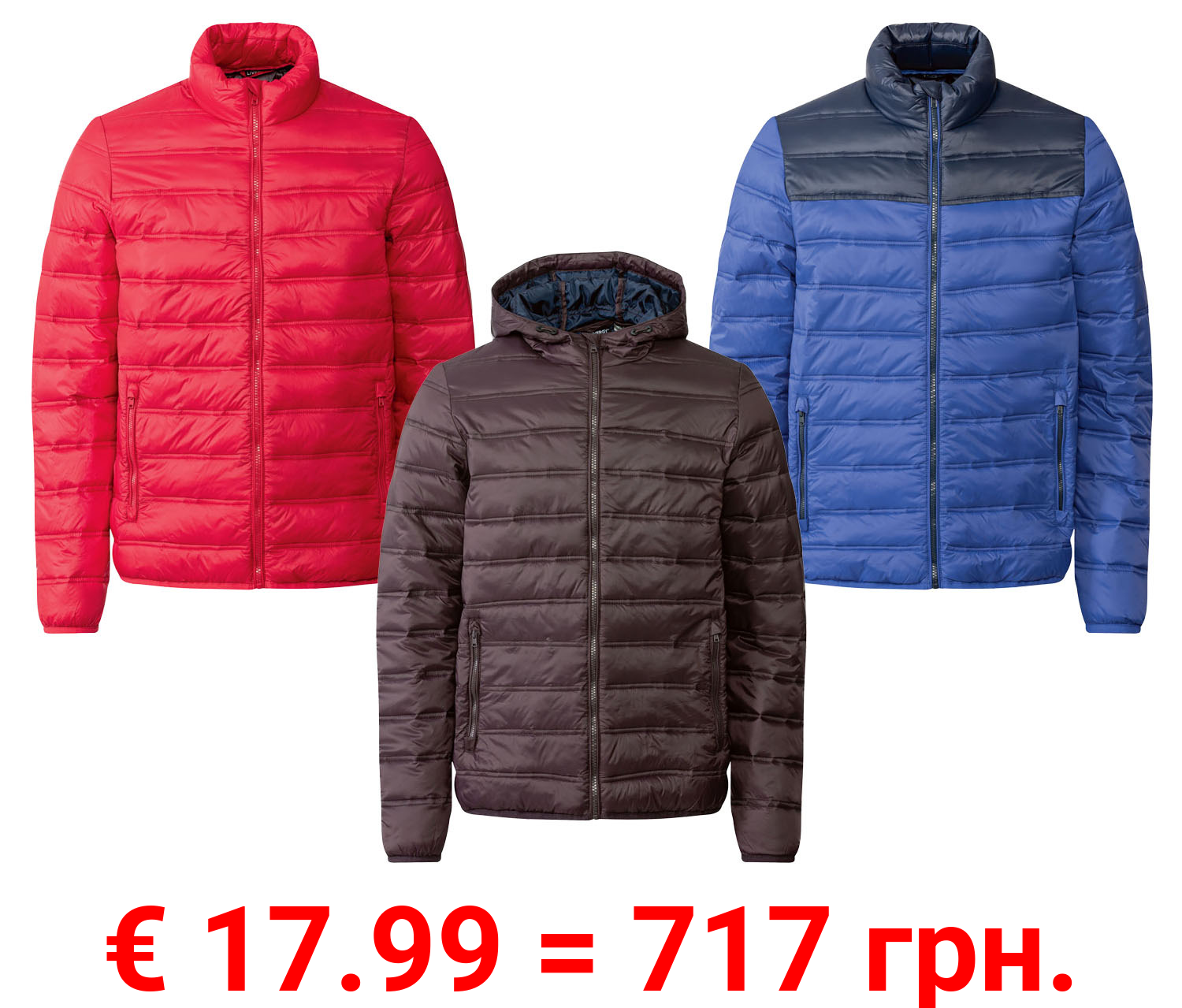 LIVERGY® Herren Jacke, ultraleicht und warm