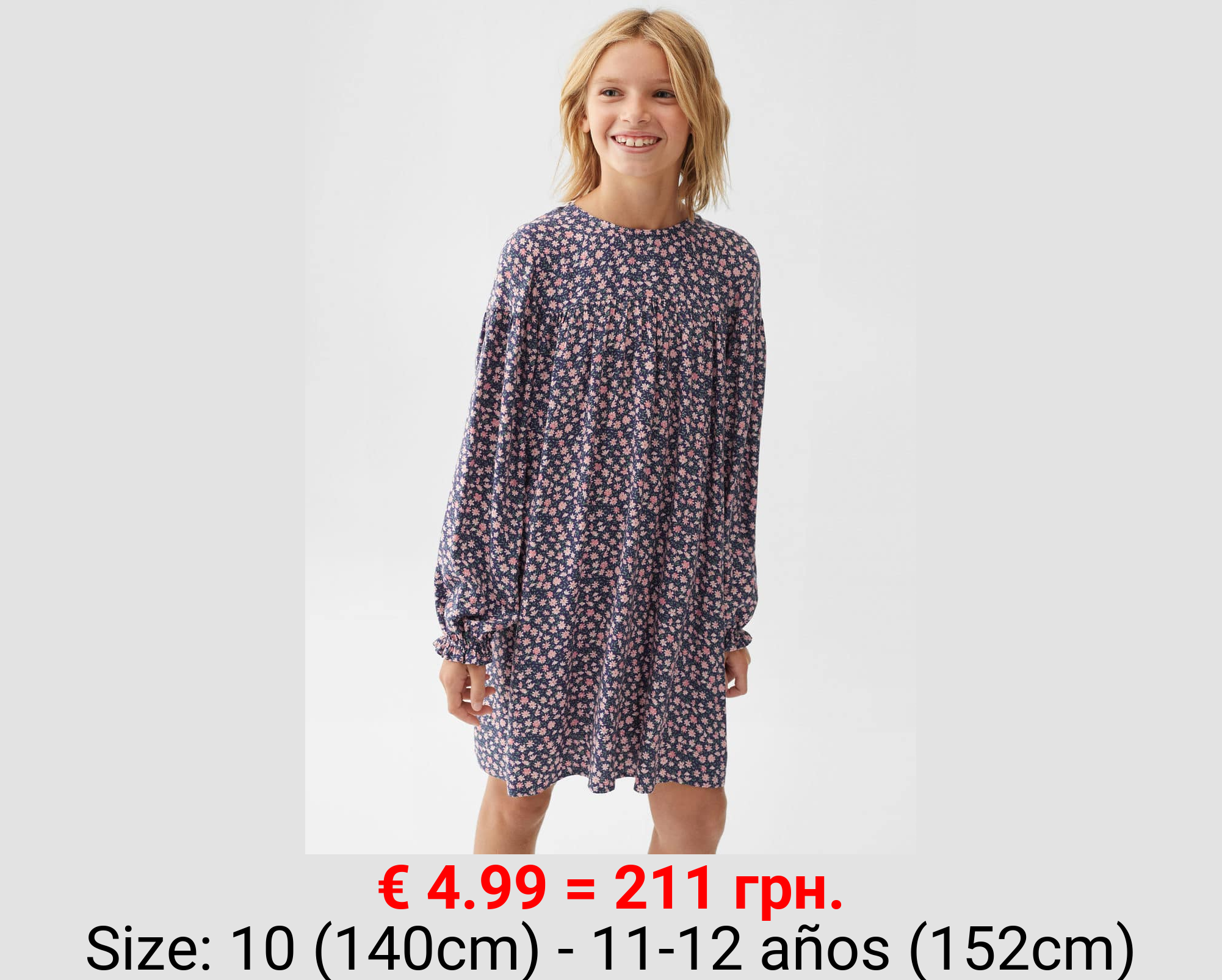 Vestido estampado floral