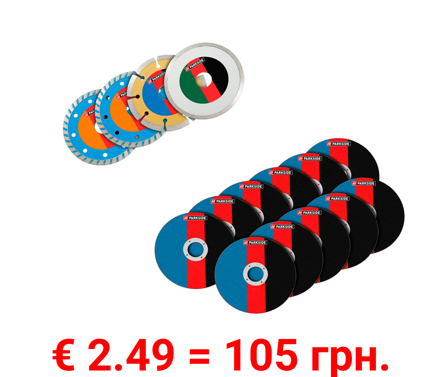 PARKSIDE® Winkelschleiferzubehör »PWSZTS 1«, Ø 115 mm