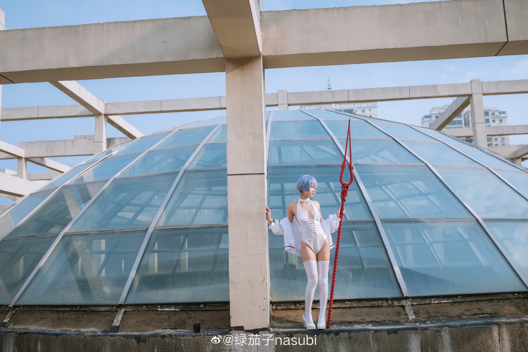 Cosplay 绿茄子nasubi EVA超话ASS绫波丽 3