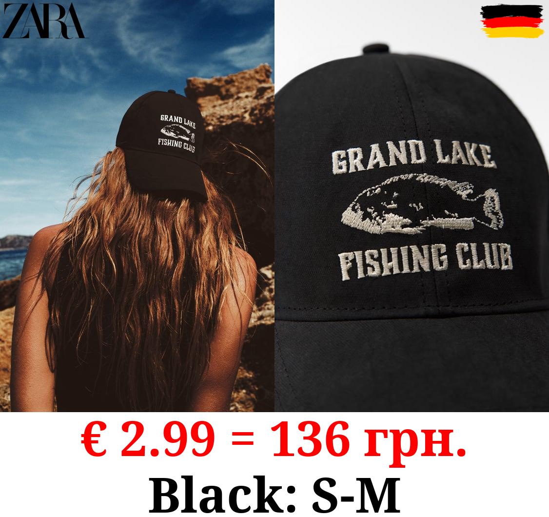 EMBROIDERED TWILL CAP