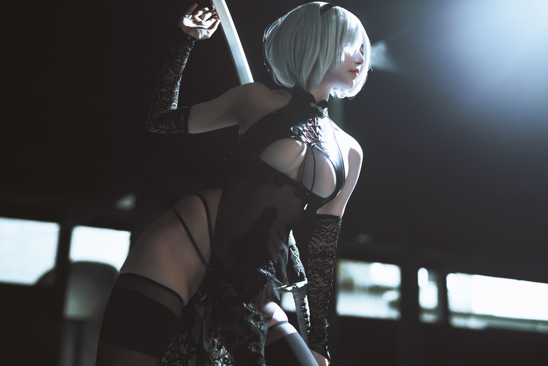 夏小秋秋秋 Cosplay 2B ニーア オートマタ 3