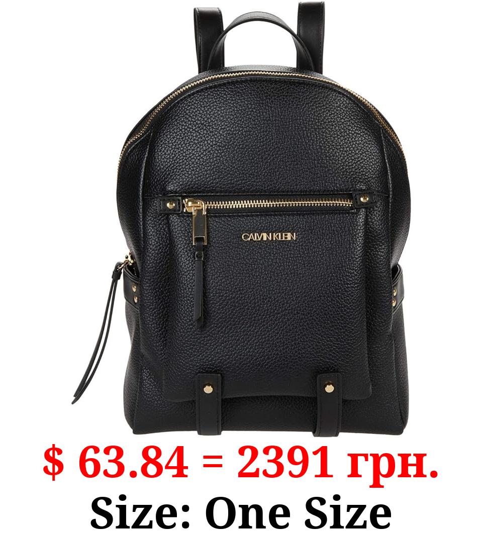 Calvin Klein Maya Novelty Backpack Black/Gold One Size