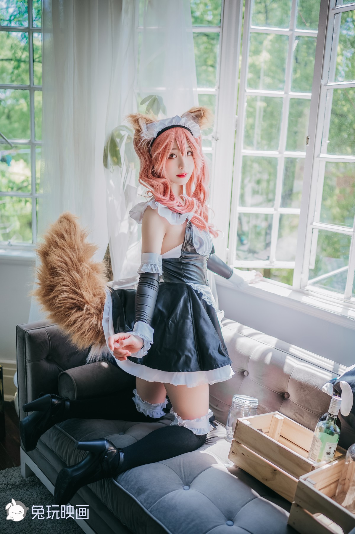 Cosplay 兔玩映画 女仆玉藻前 25