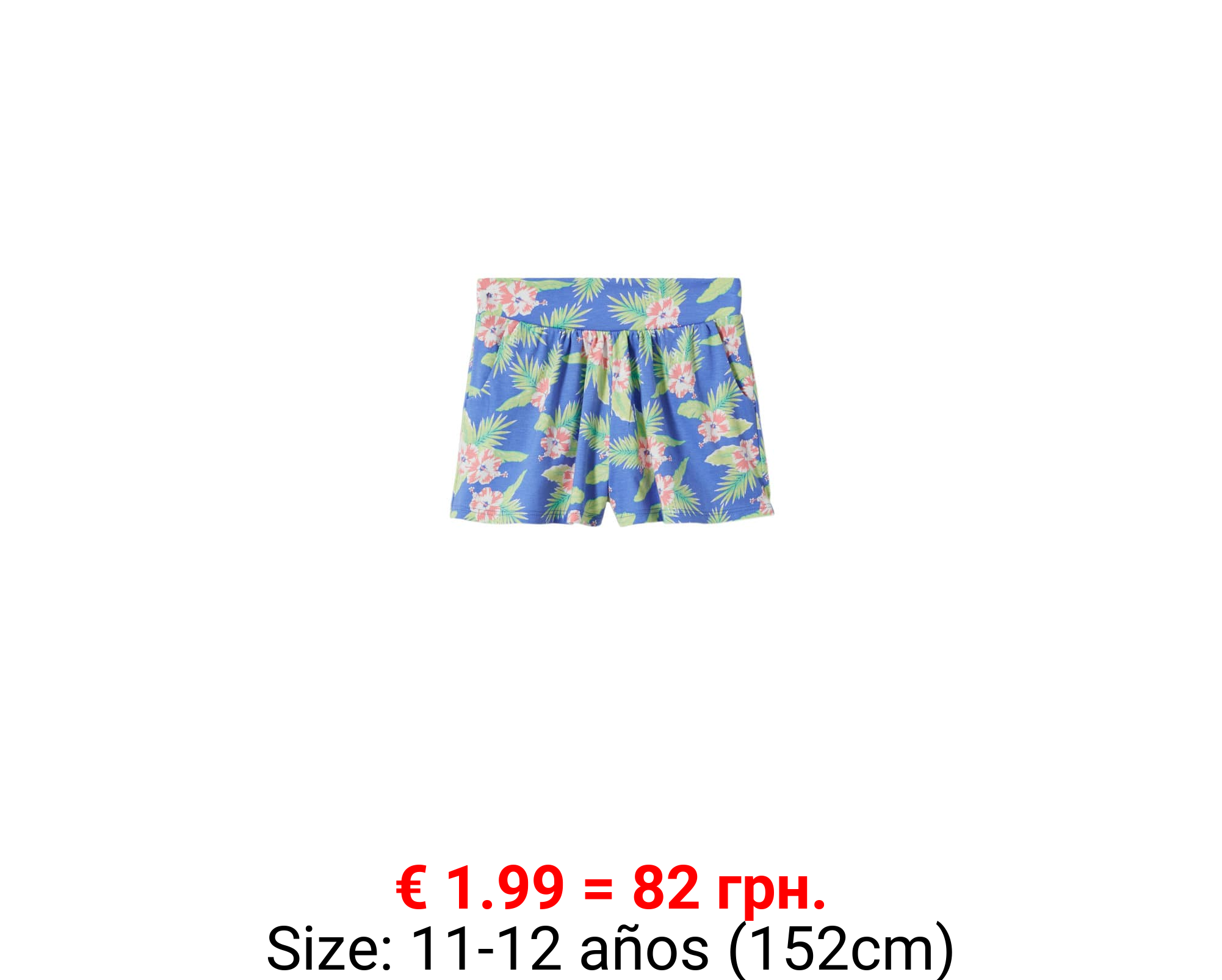 Short estampado tropical