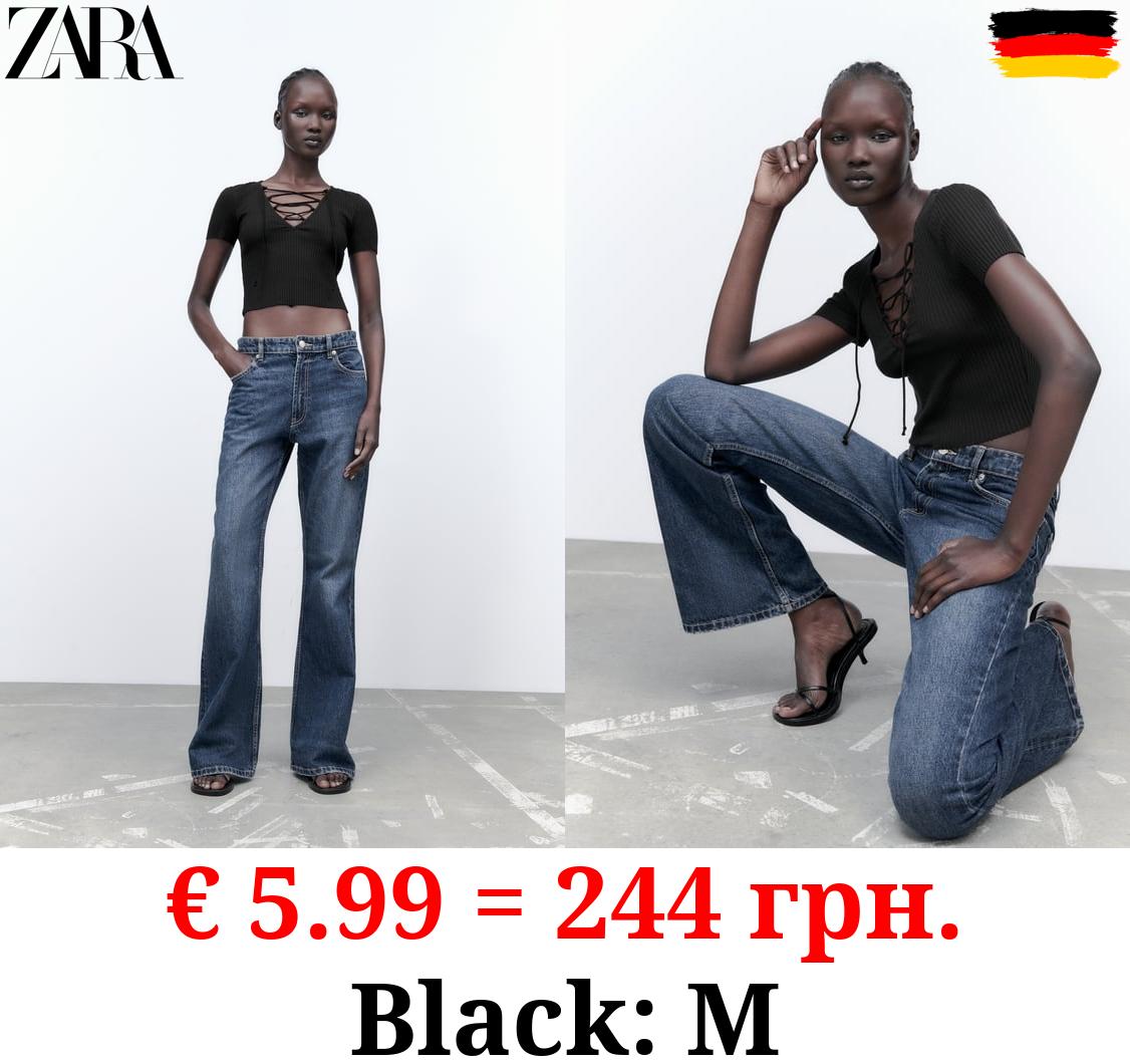 RIBBED TOP WITH TIED DETAIL