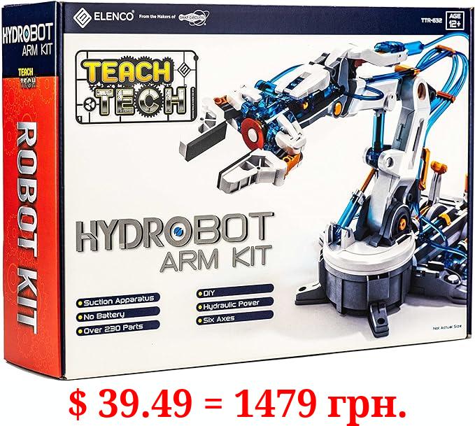 Teach Tech “Hydrobot Arm Kit”, Hydraulic Kit, STEM Building Toy for Kids 12+