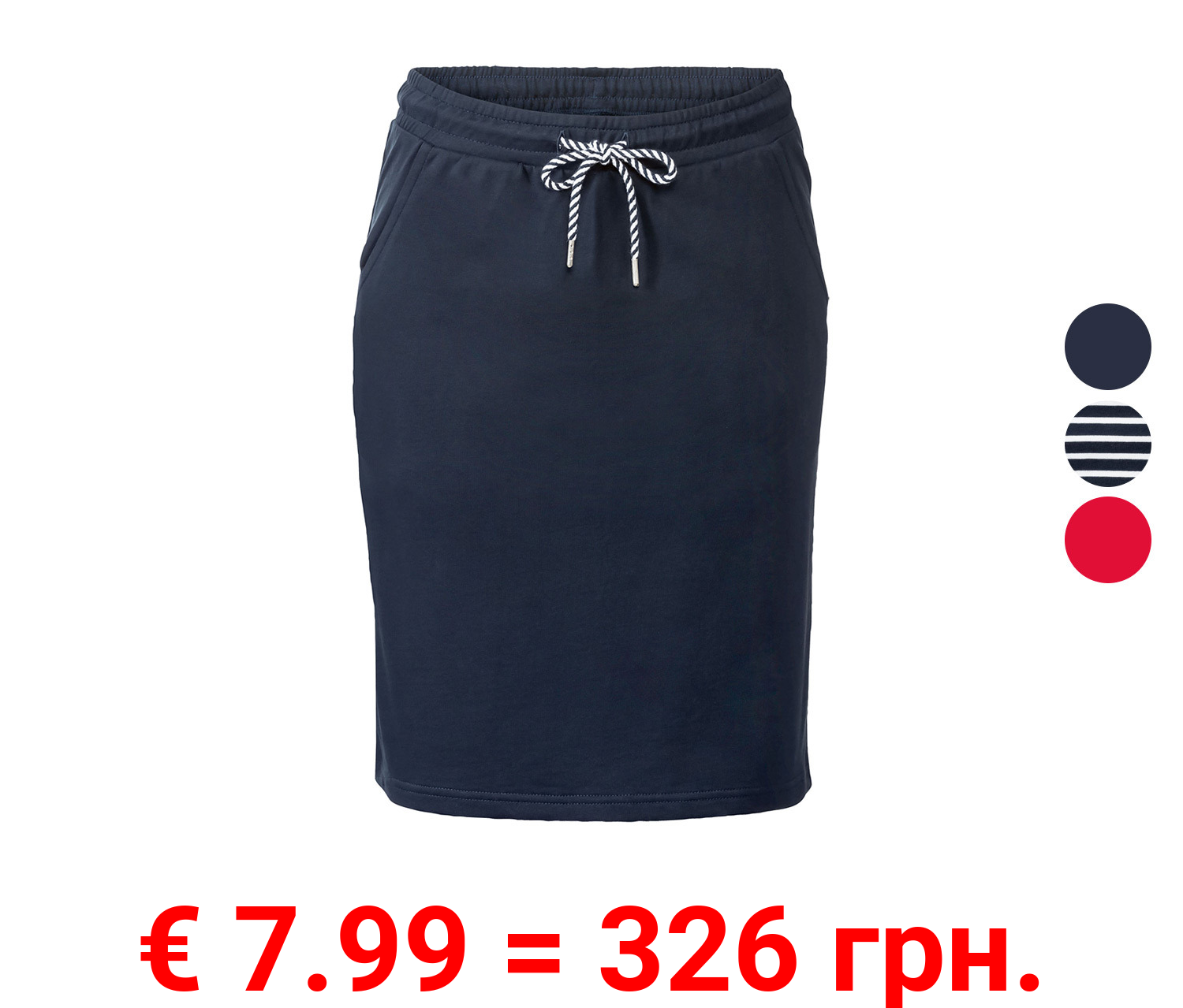 esmara Damen Bleistiftrock, mit hohem Baumwollanteil