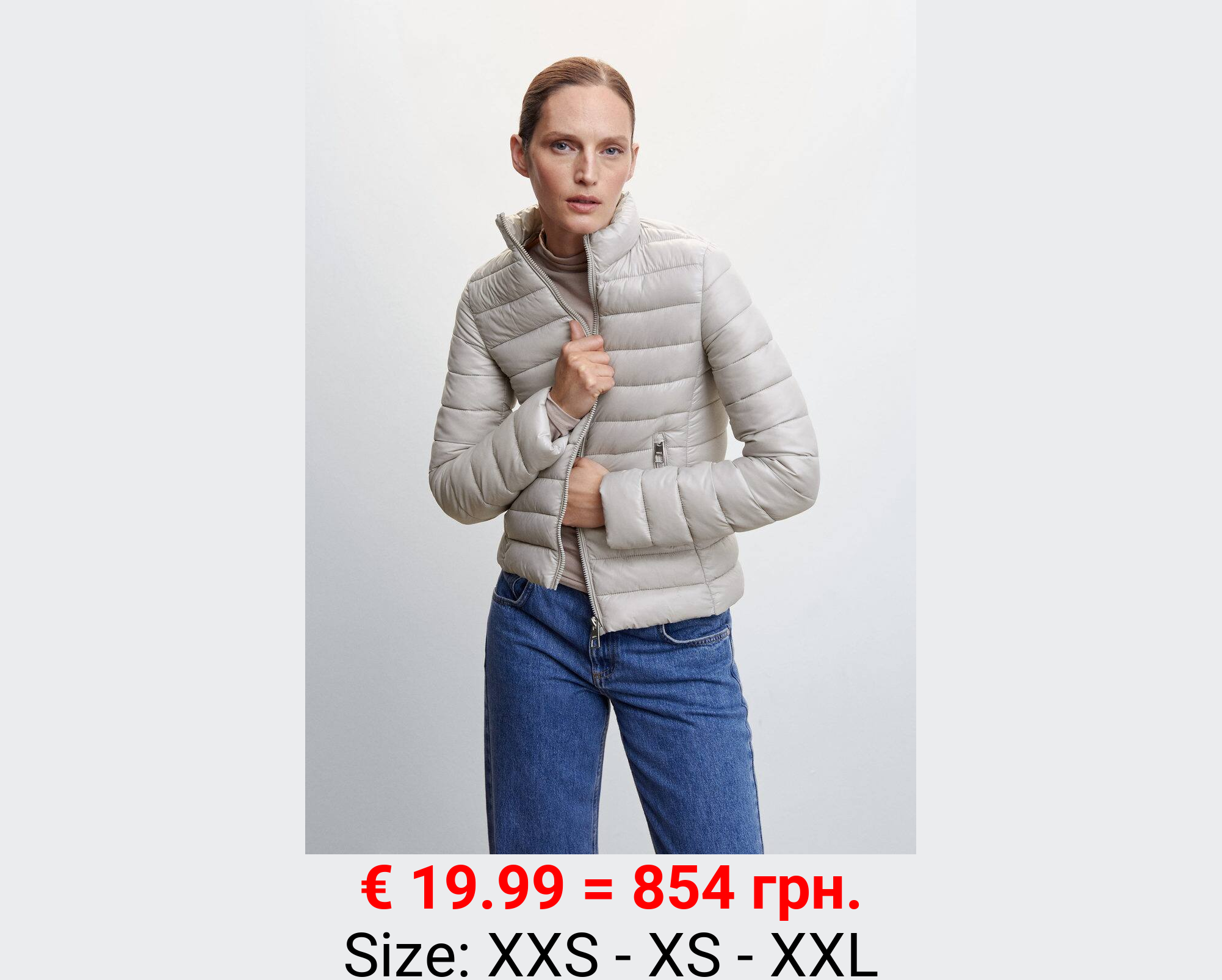 Anorak acolchado bolsillos