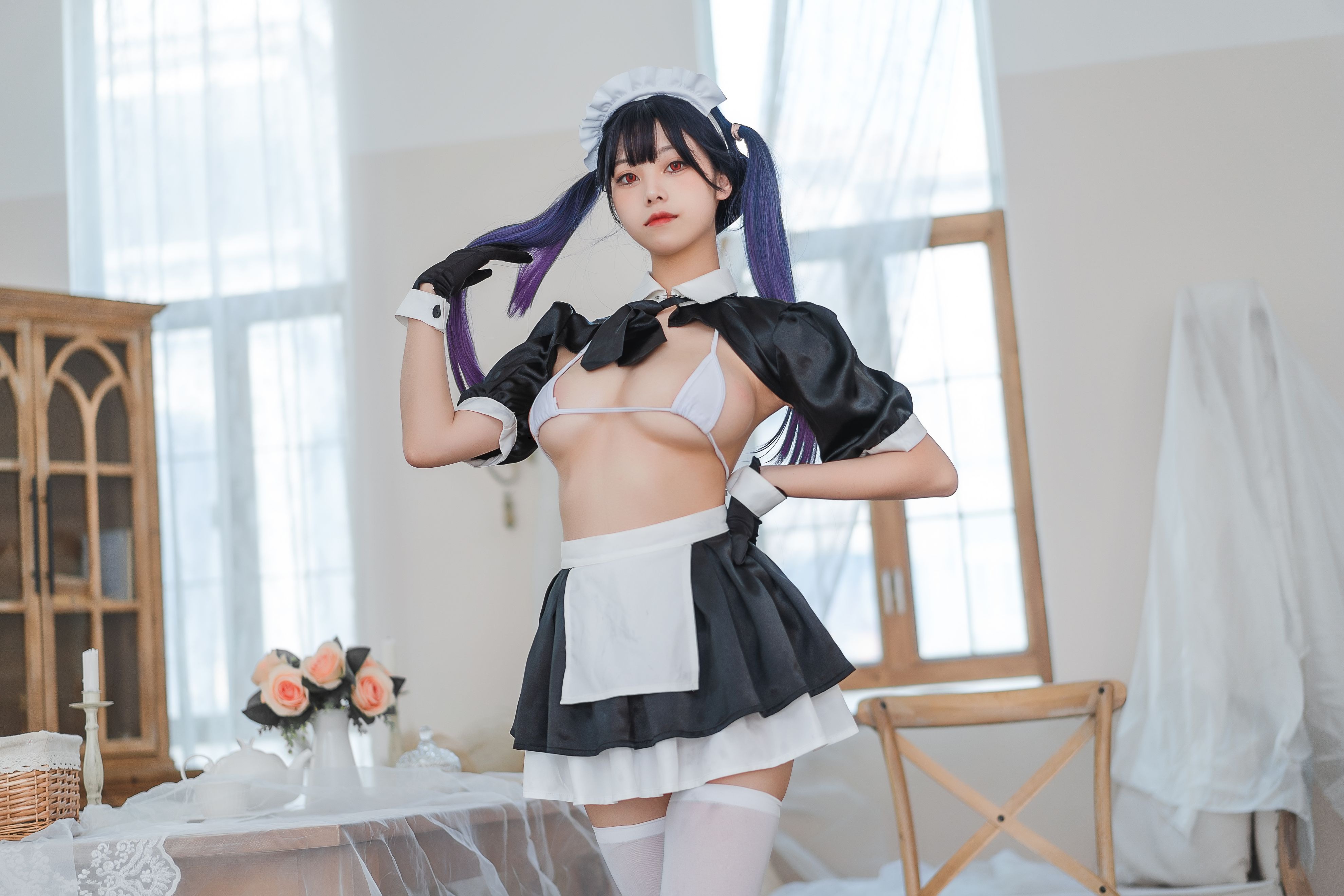 蜜汁猫裘 工作女仆 8