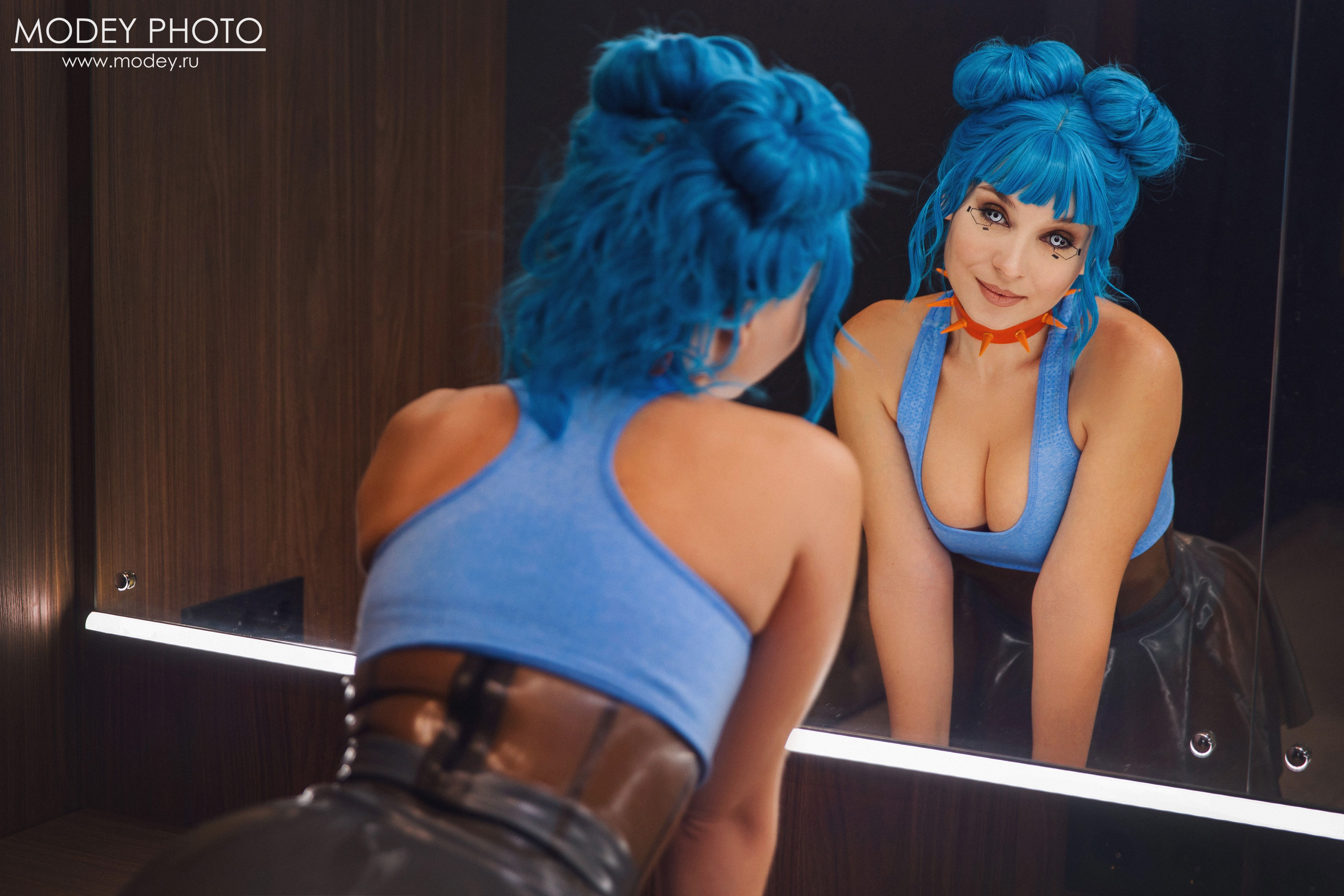 Blue cosplay