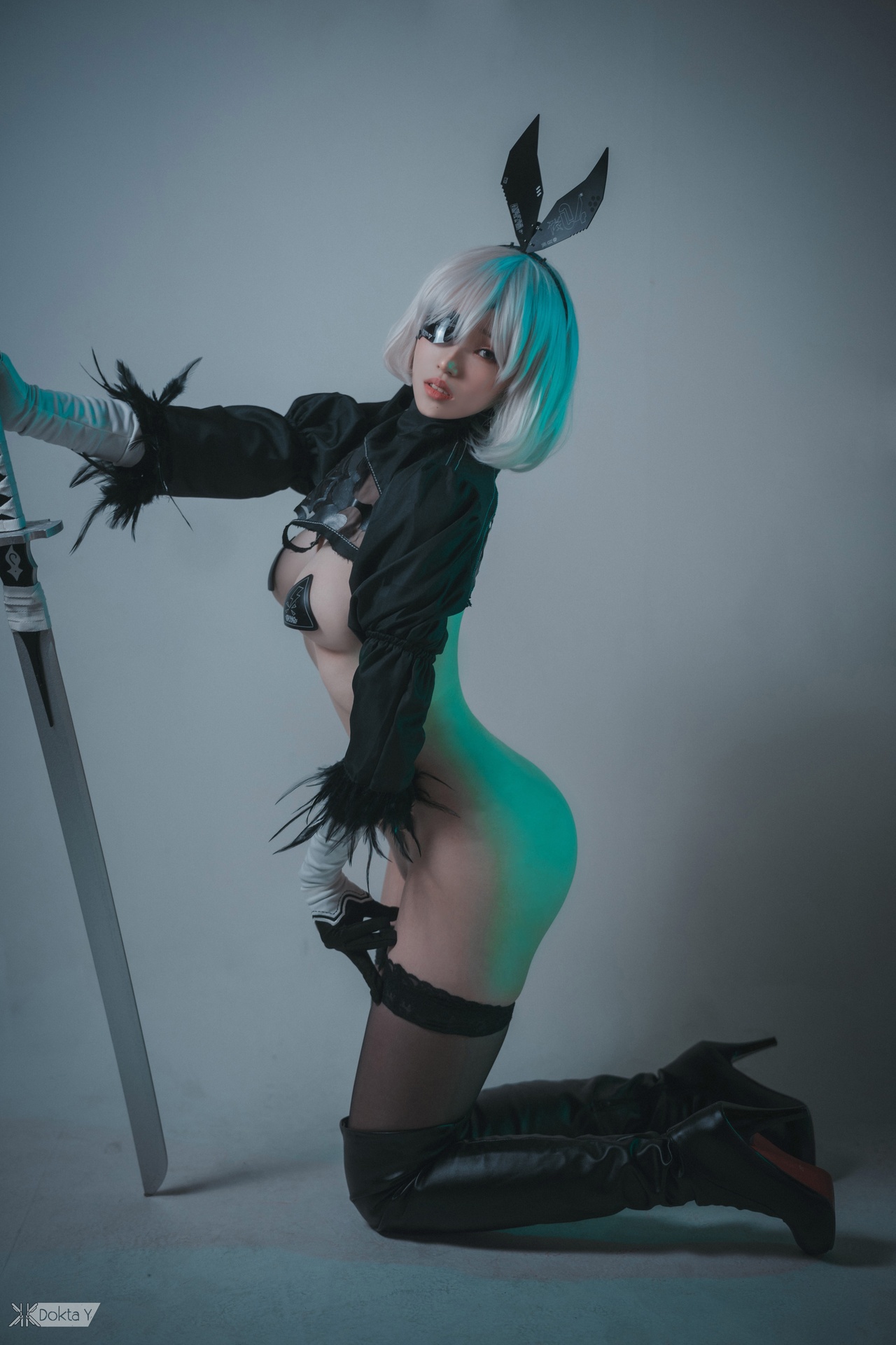 Bambi 밤비, [DJAWA] 2B (Nier) La Rose Noire Version-S 28