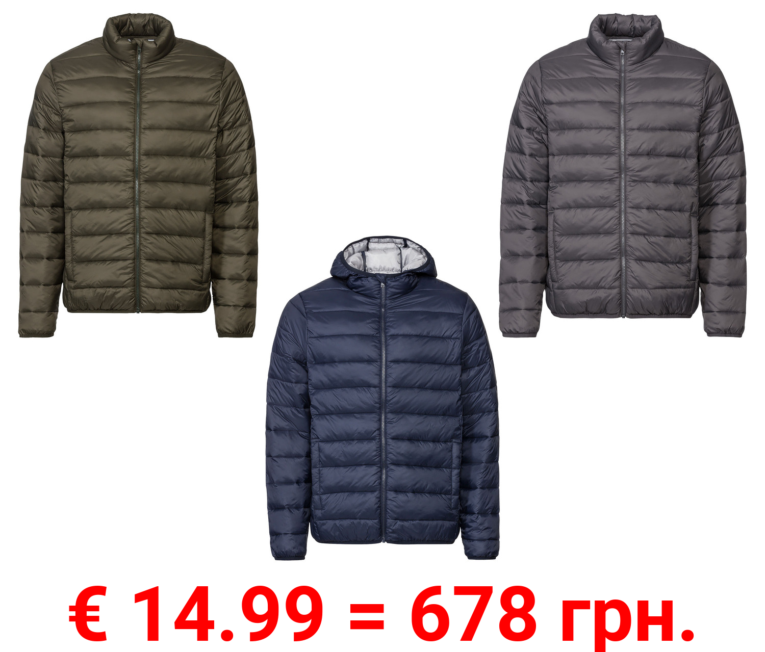 LIVERGY® Herren Steppjacke, windabweisend