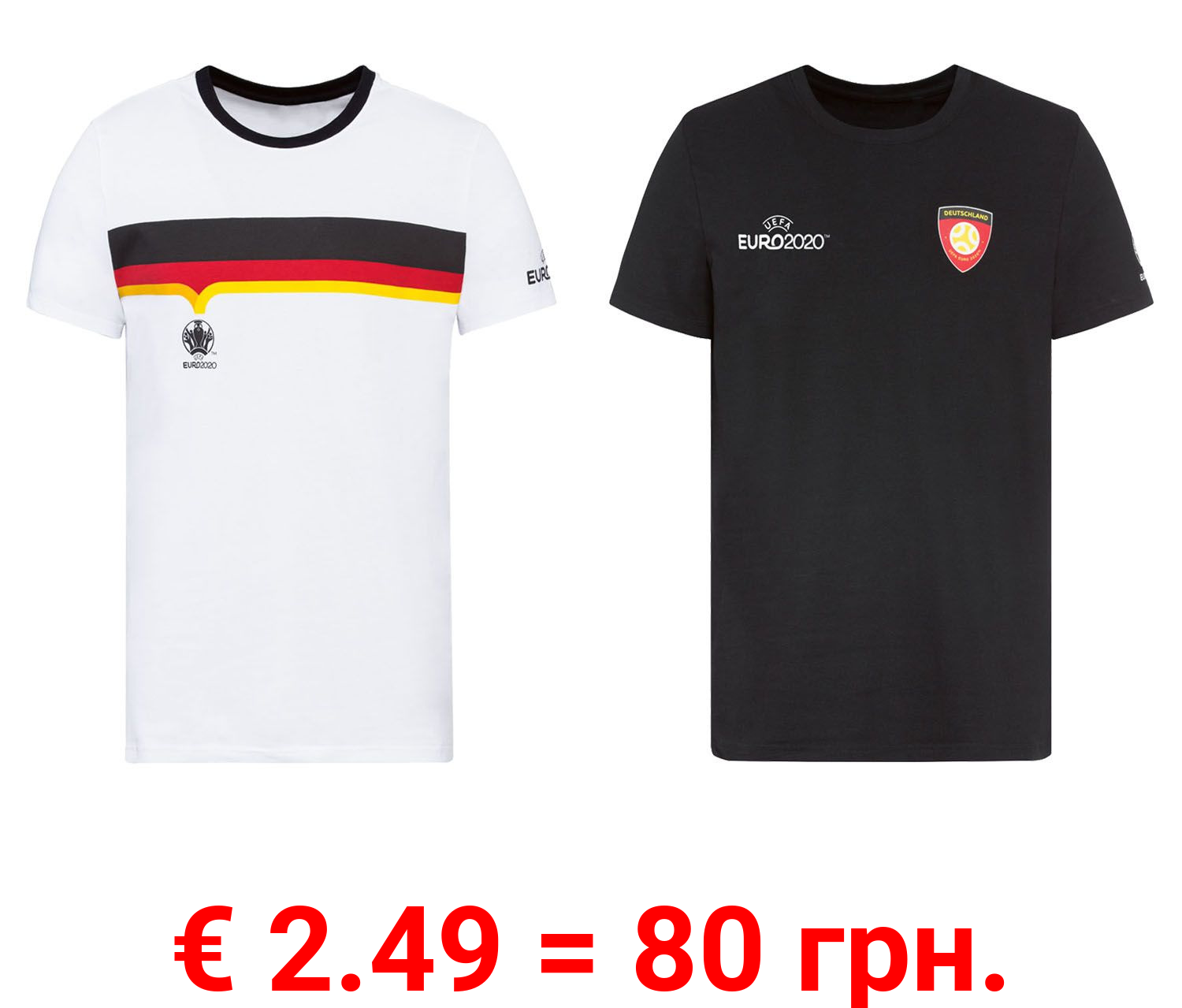 T-Shirt UEFA Fußball-EM Herren, Deutschland