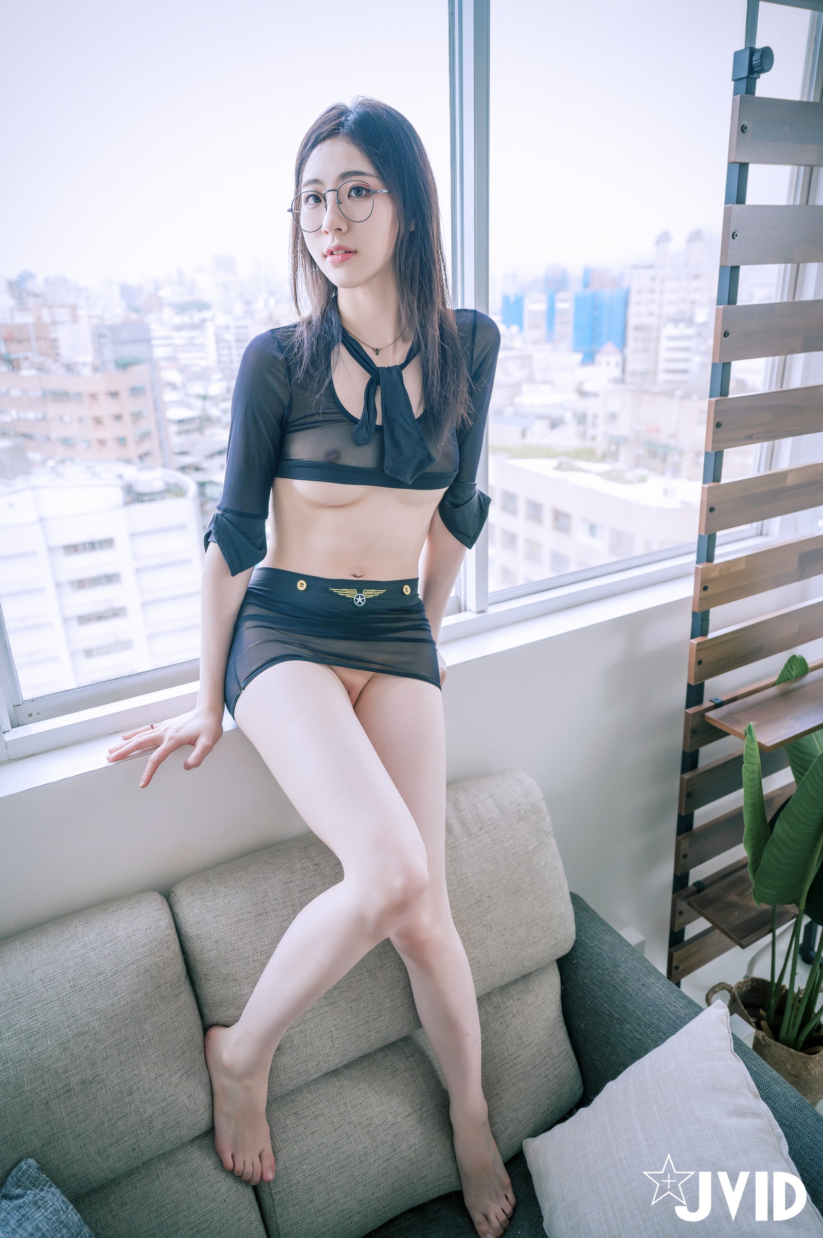 JVID 阿黎 - 暗黑空姐 20