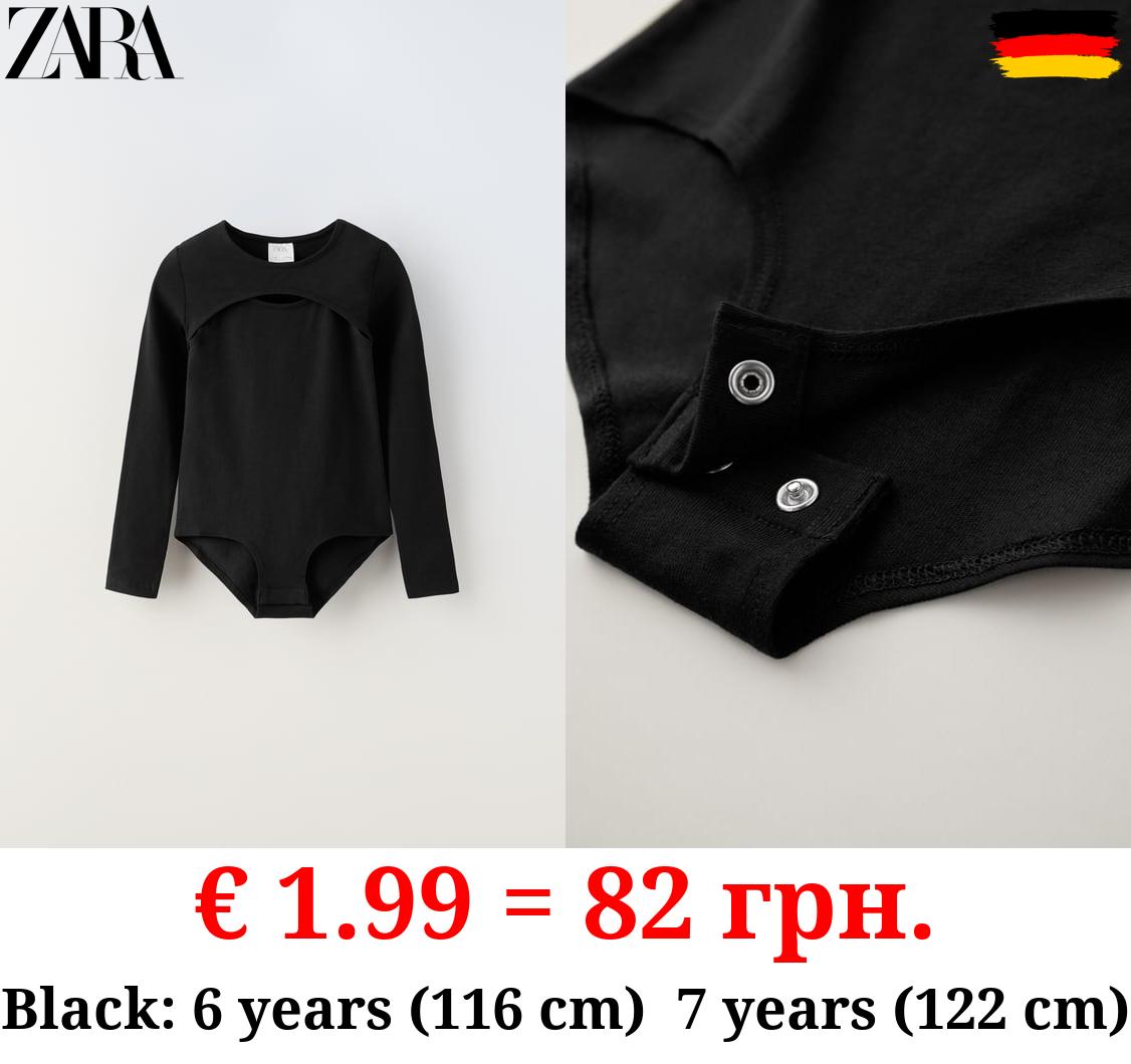 CUT-OUT BODYSUIT TOP