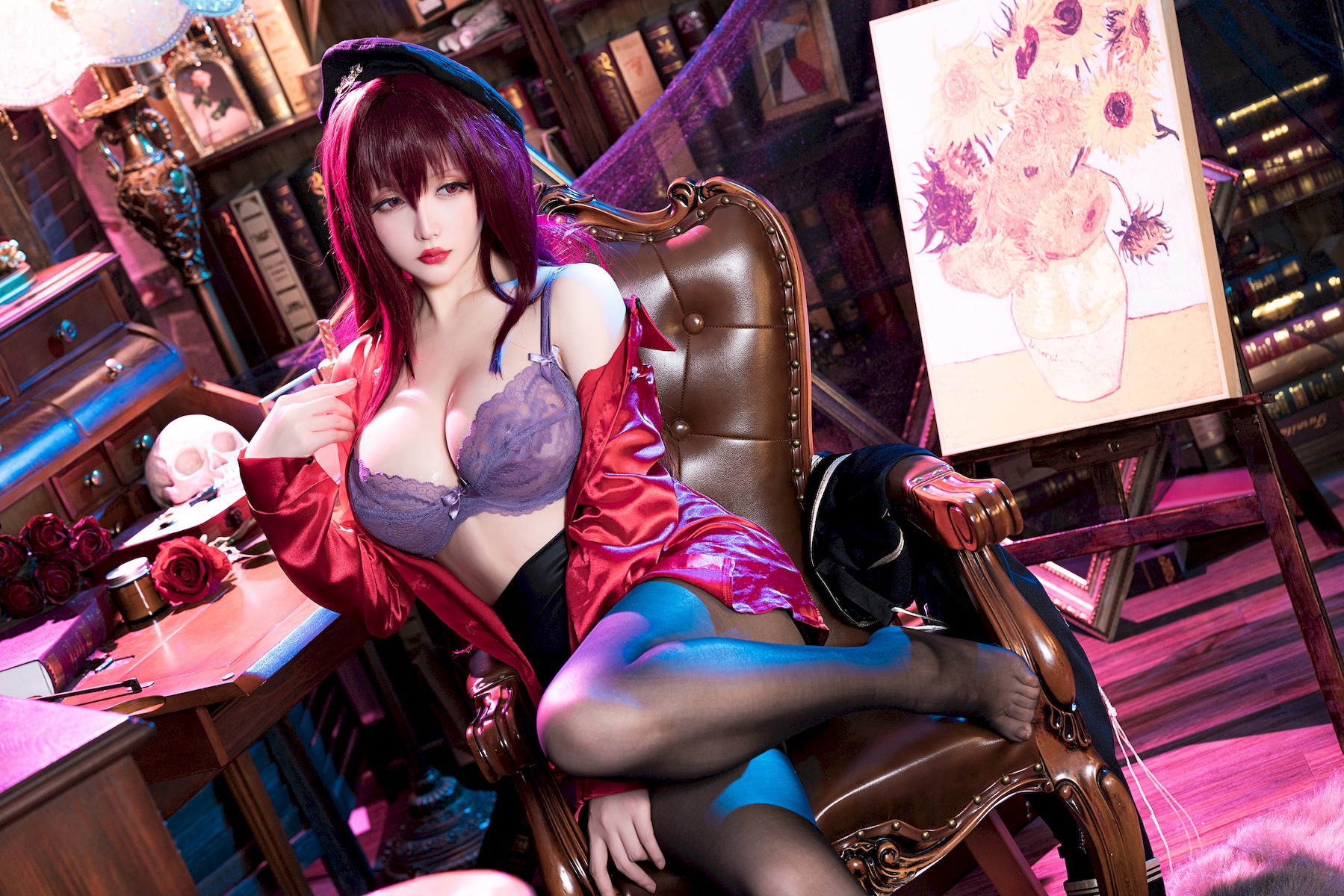 星之迟迟 Cosplay 斯卡哈 真红教枪 39